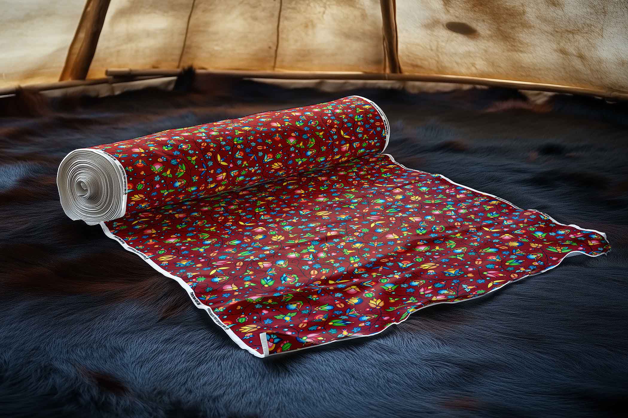 Prairie Plains Spirit Red 42 Inch Cotton Poplin Pre Order