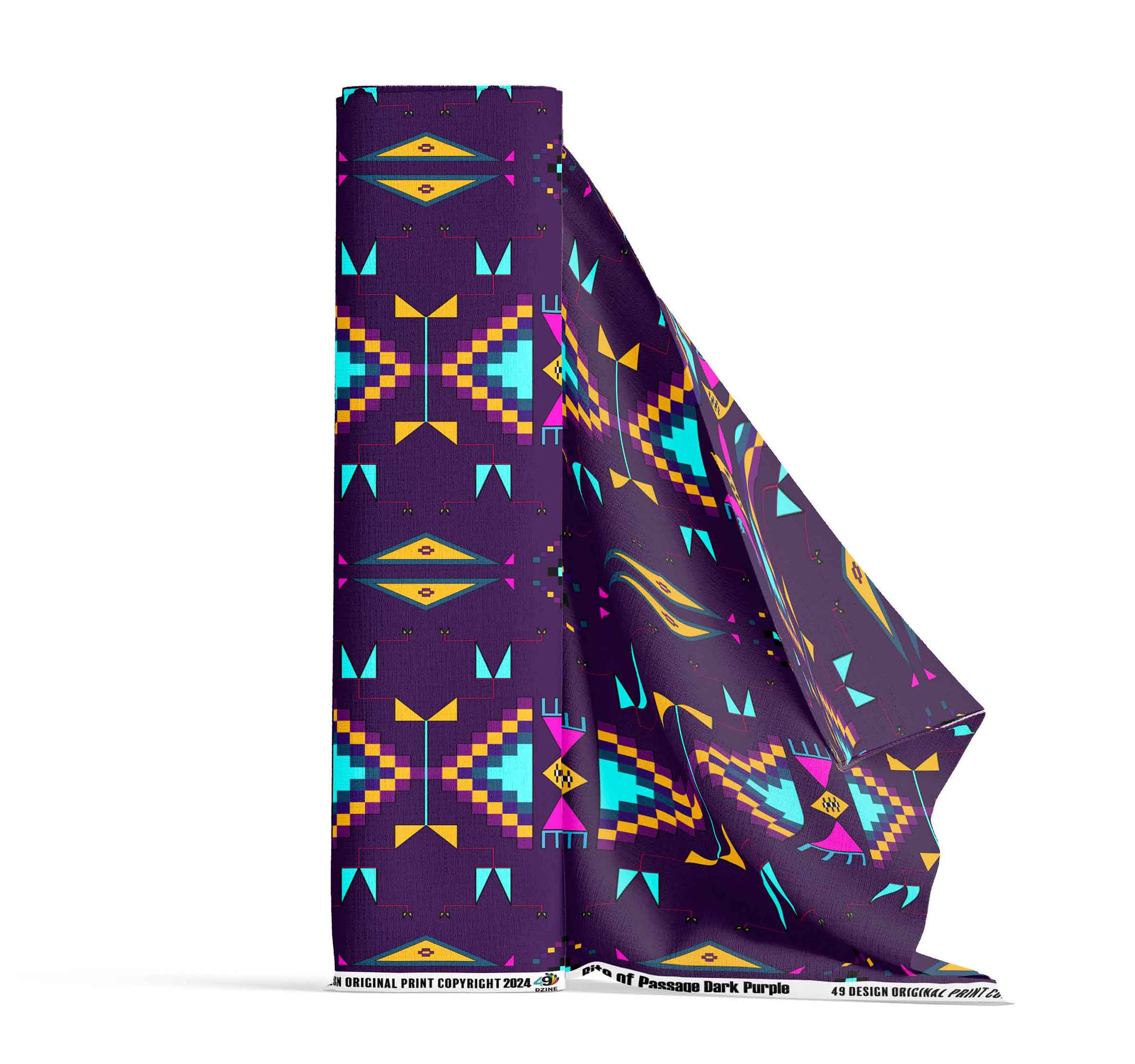Rite of Passage Dark Purple 42 Inch Cotton Poplin Pre Order