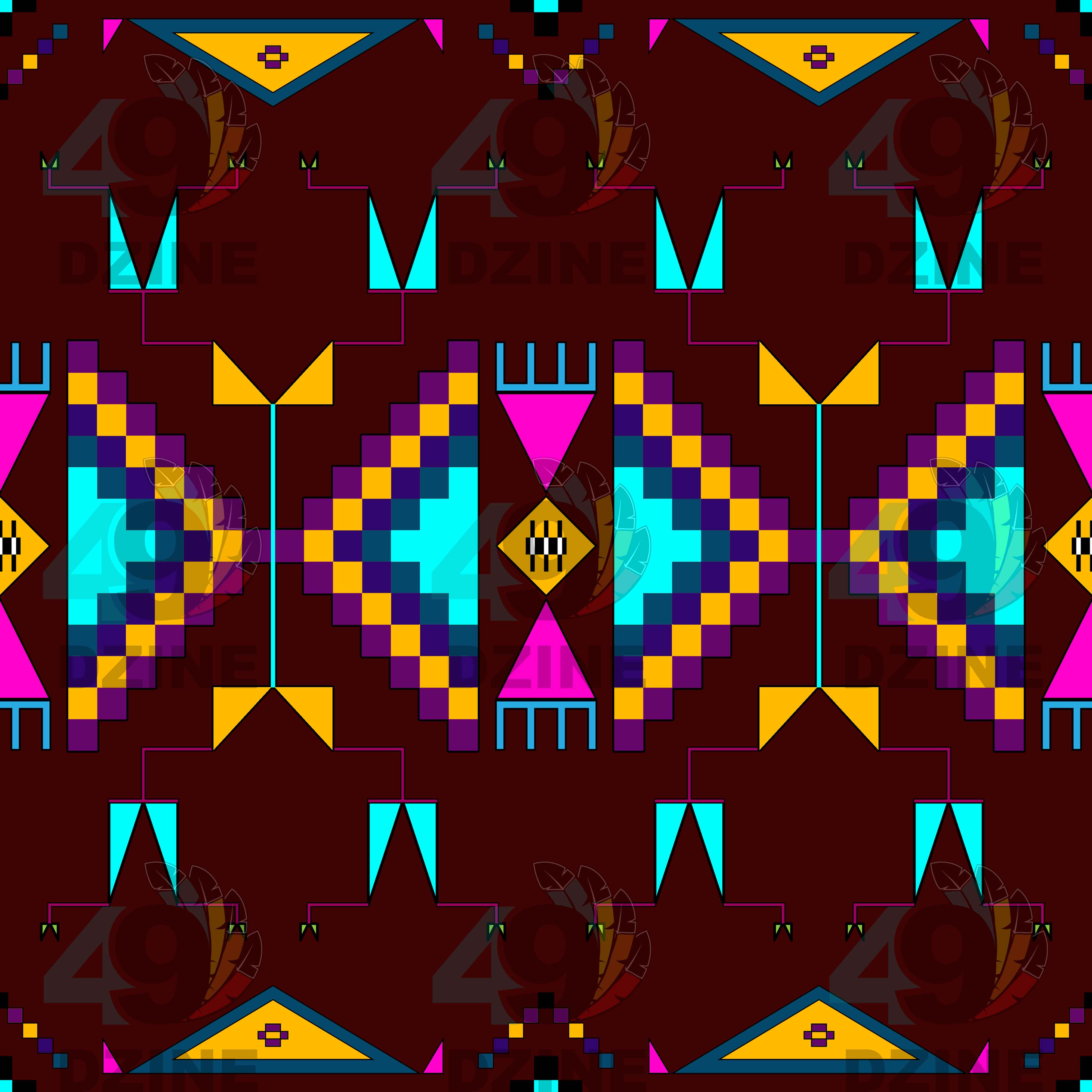 Rite of Passage Pemmikan Berry Satin Fabric By the Yard Pre Order