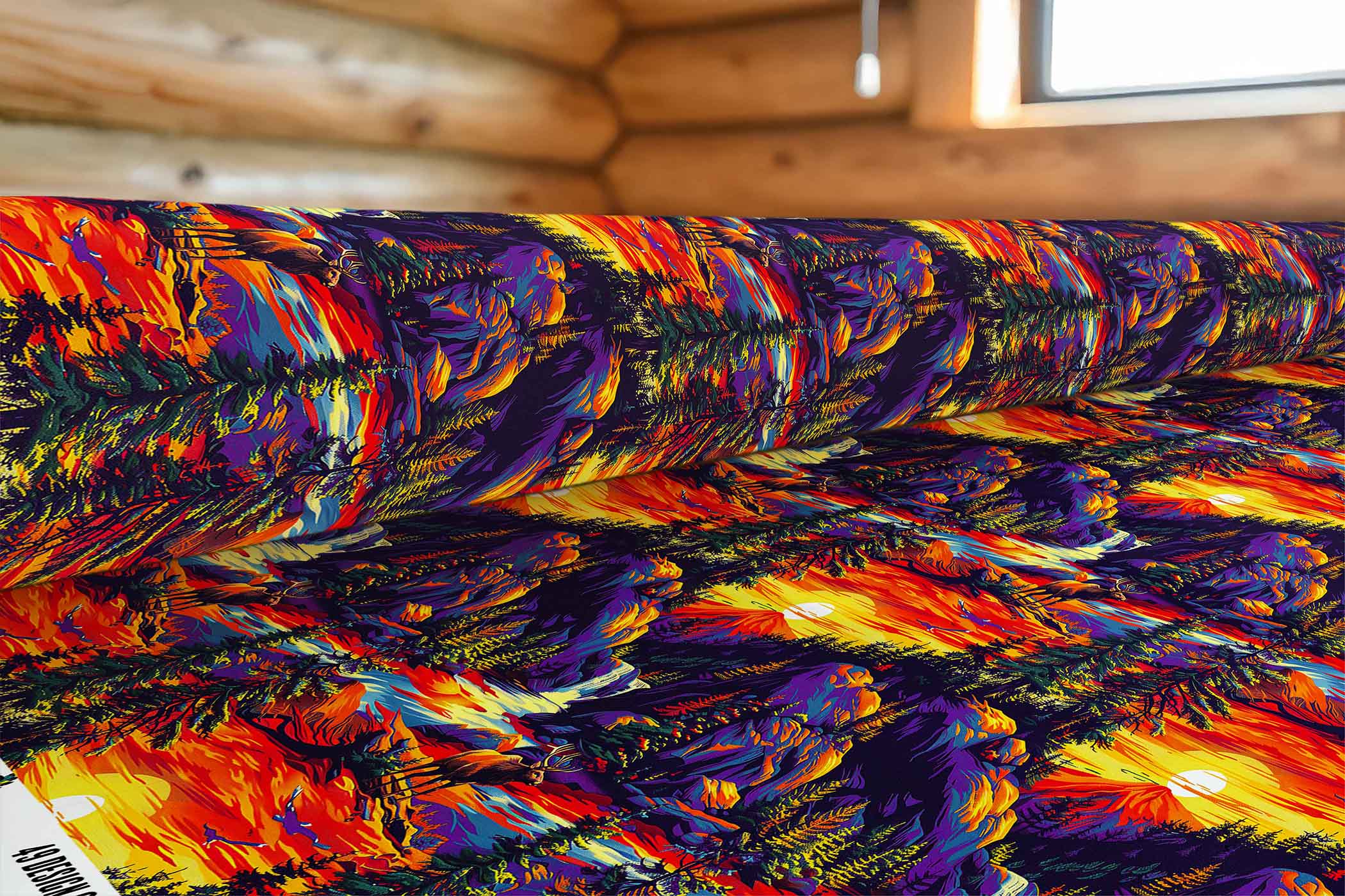 Roaming Elk 42 Inch Cotton Poplin Pre Order