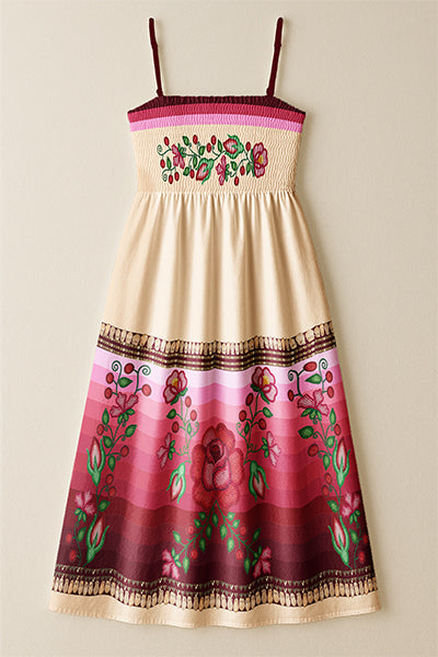 Rose Reverie Cream 1 Smock Top Dress