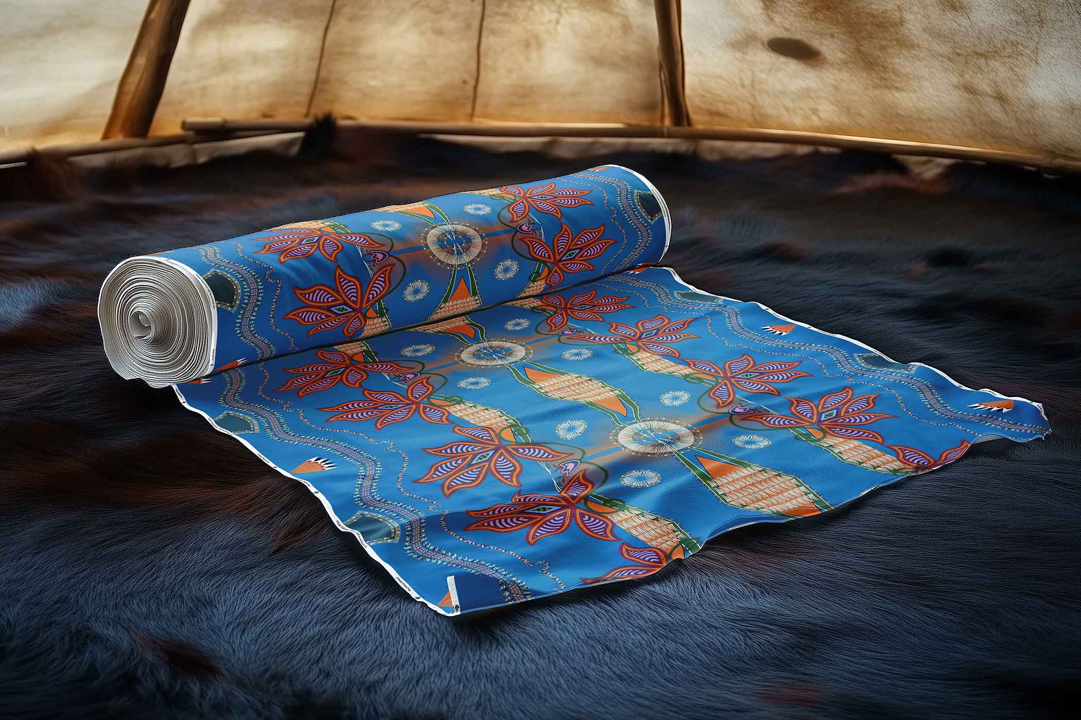 Sacred Plains Sky 42 Inch Cotton Poplin Pre Order