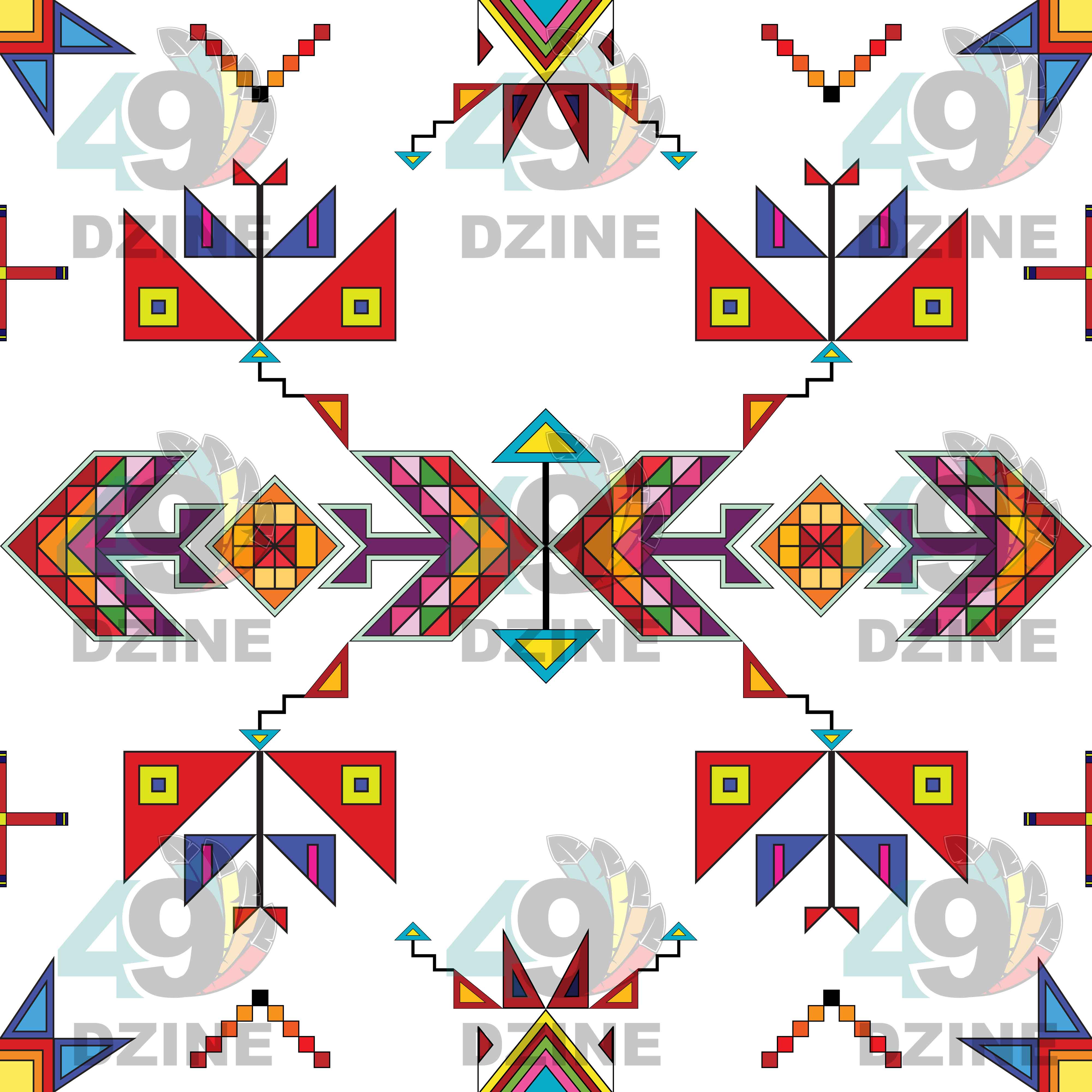 Scattered Generations White 56 Inch Cotton Poplin Pre Order
