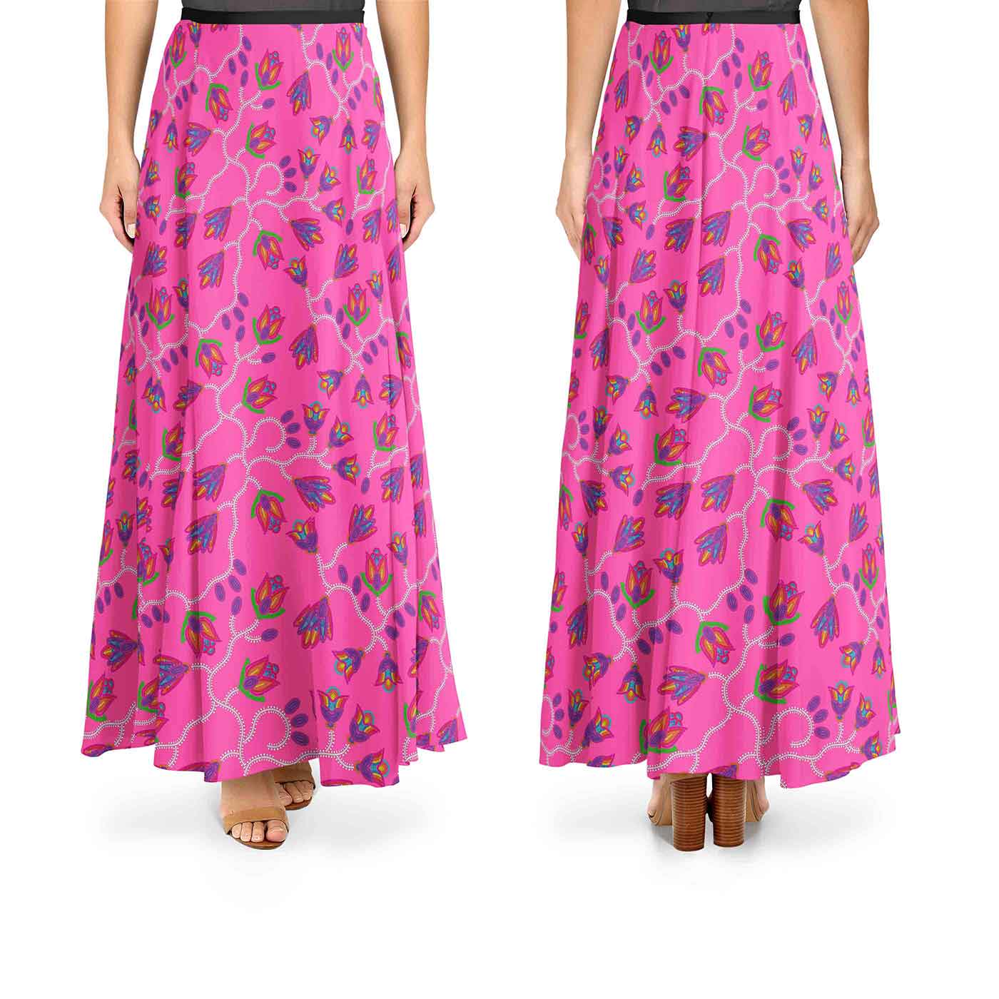 Spring Blossoms on Blush 56 Inch Cotton Poplin Pre Order