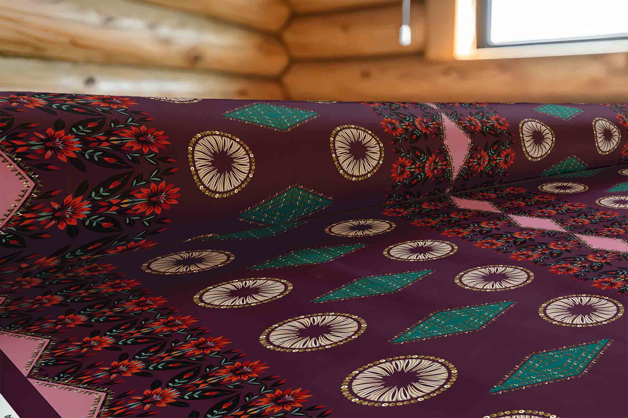 Spring Deco Berry 42 Inch Cotton Poplin Pre Order