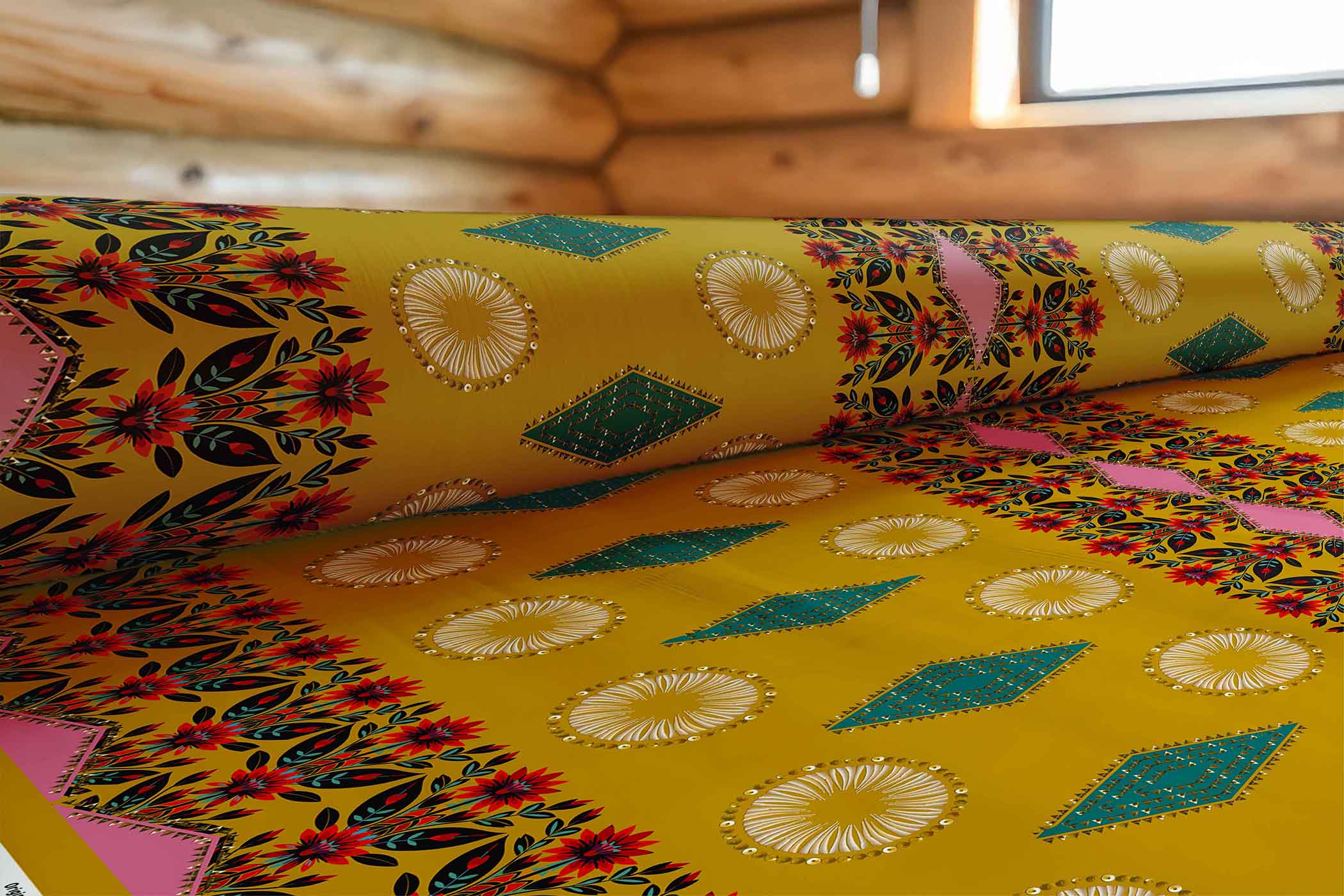 Spring Deco Green 42 Inch Cotton Poplin Pre Order