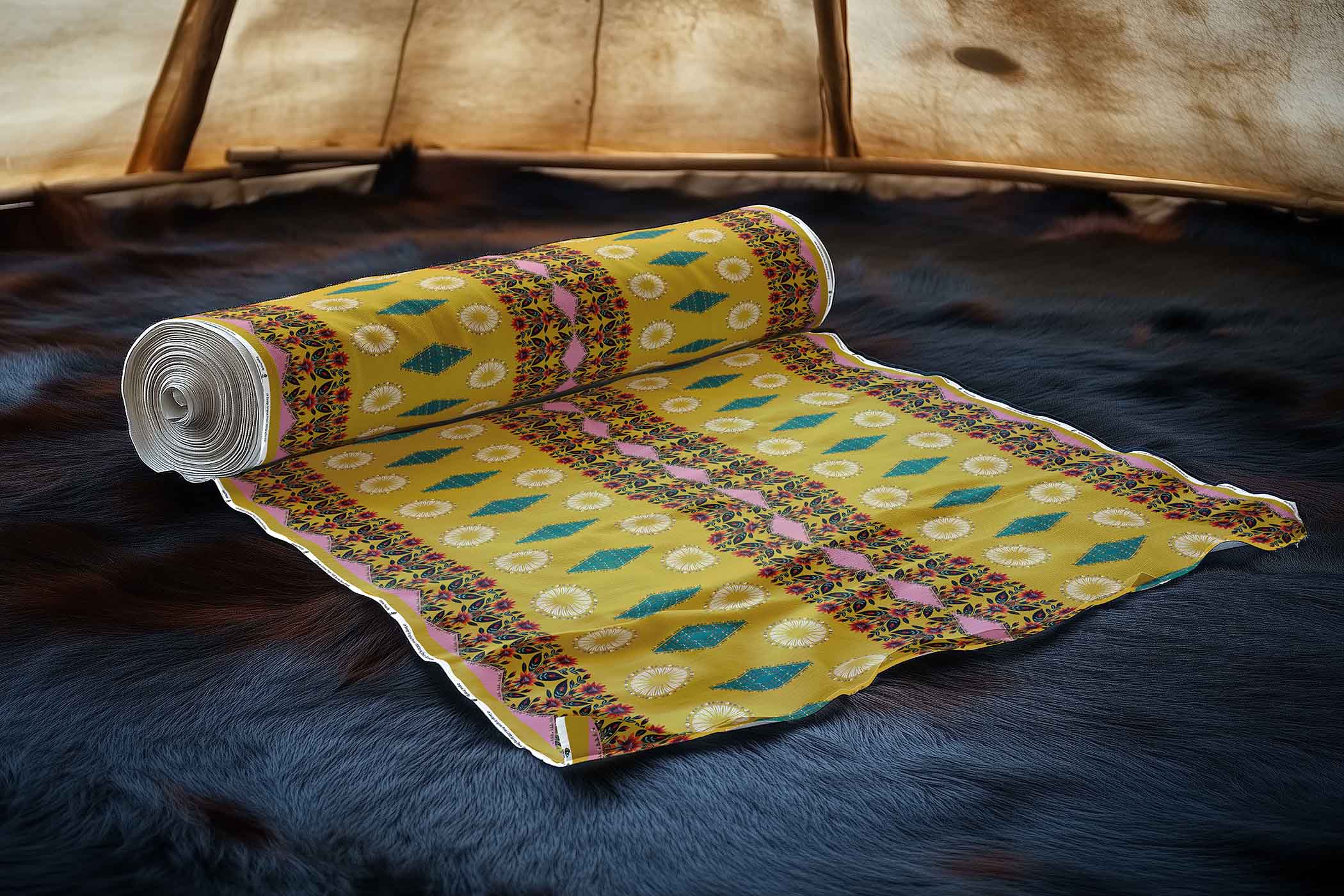 Spring Deco Green 42 Inch Cotton Poplin Pre Order