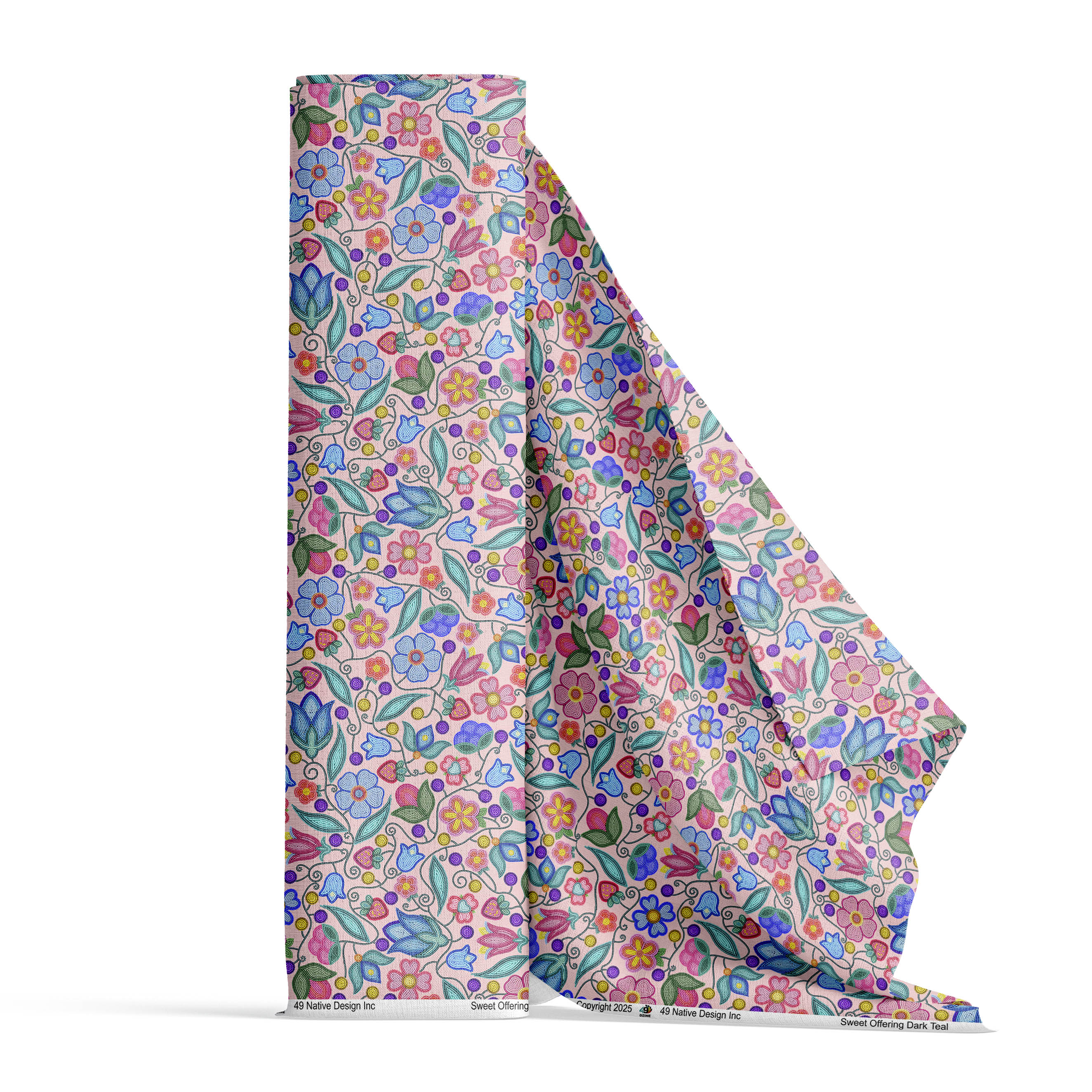 Sweet Offering Pink Satin Fabric By the Yard Pre Order