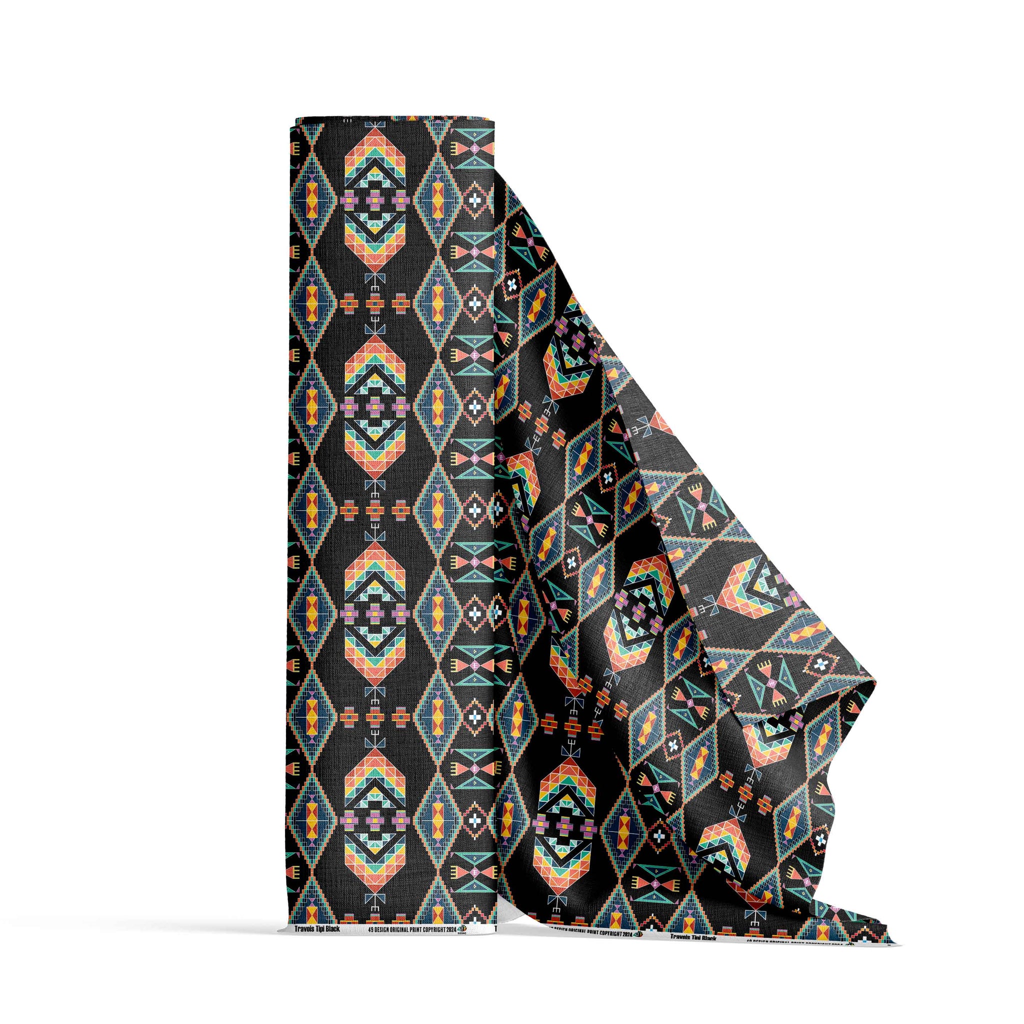 Travois Tipi Black Flip Flops