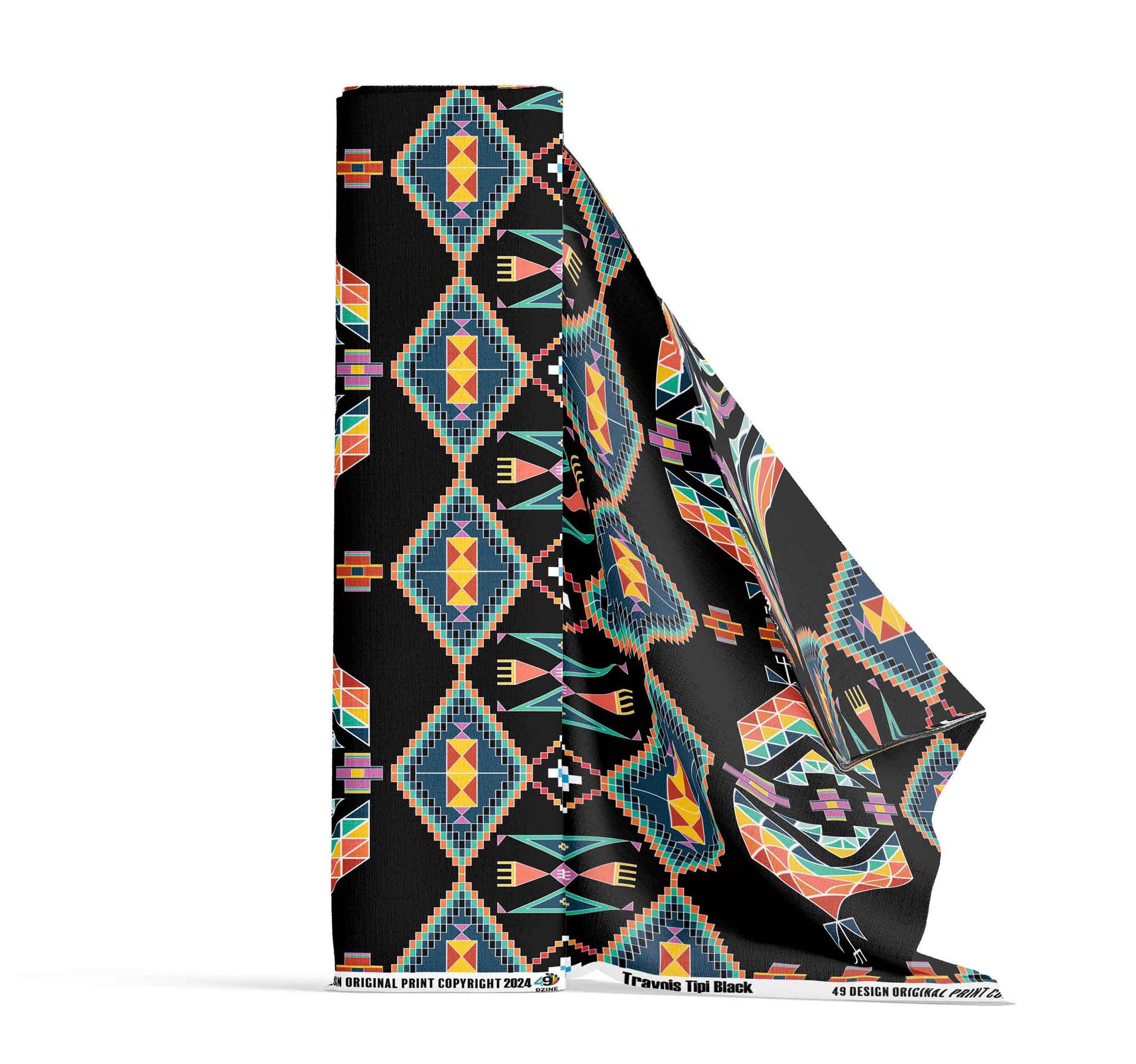 Travois Tipi Berry Hooded Blanket main image 1