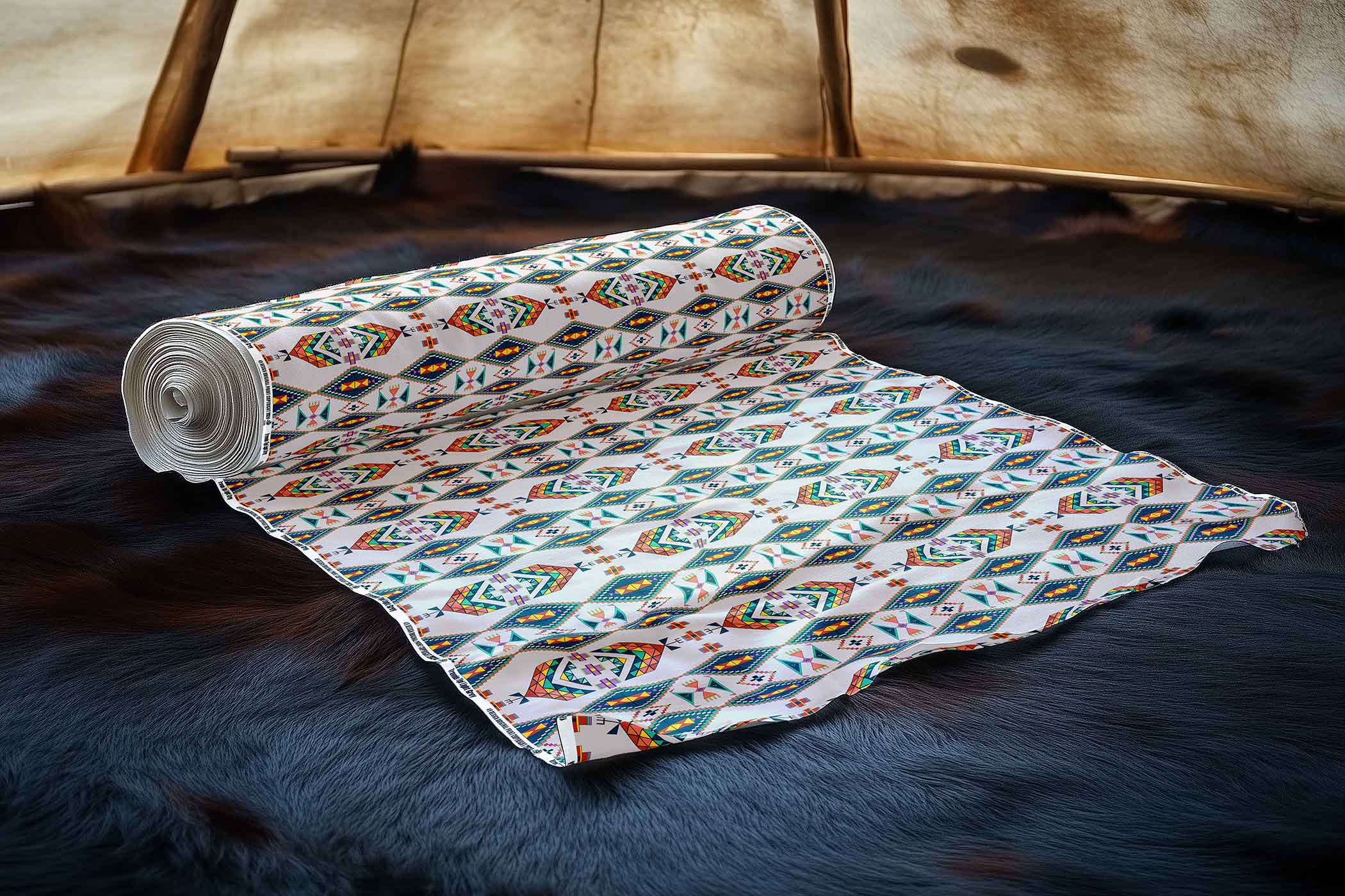 Travois Tipi Light Grey 42 Inch Cotton Poplin Pre Order