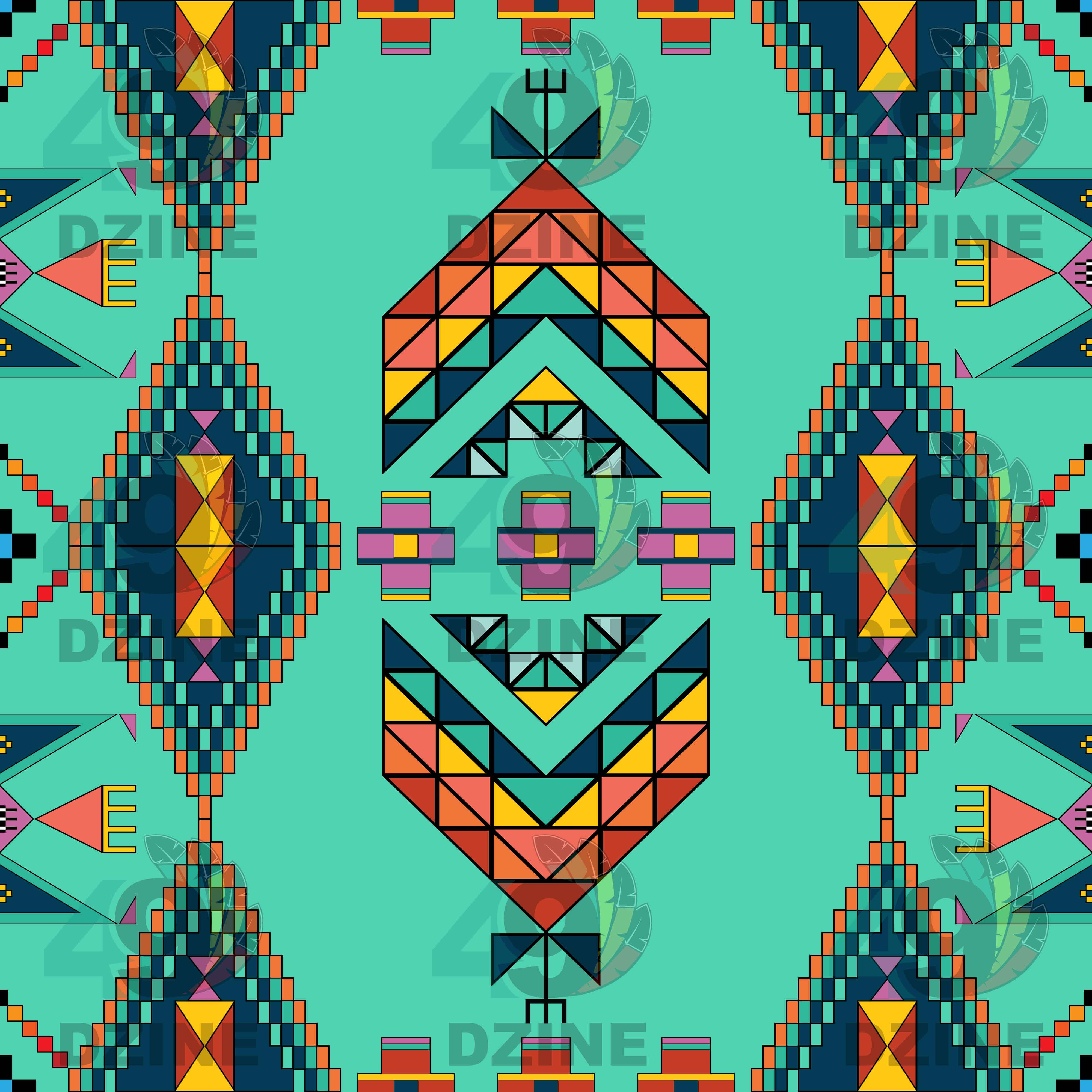 Travois Tipi Smokey Sky 42 Inch Cotton Poplin Pre Order