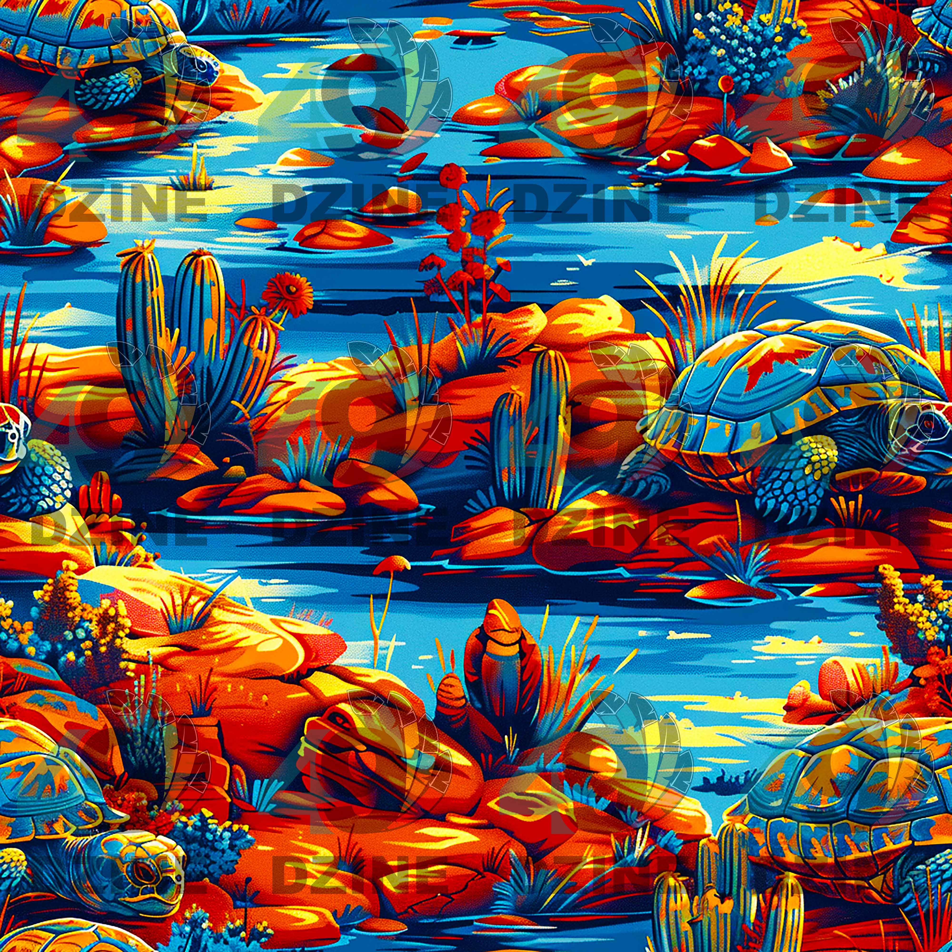 Turtle Power 42 Inch Cotton Poplin Pre Order