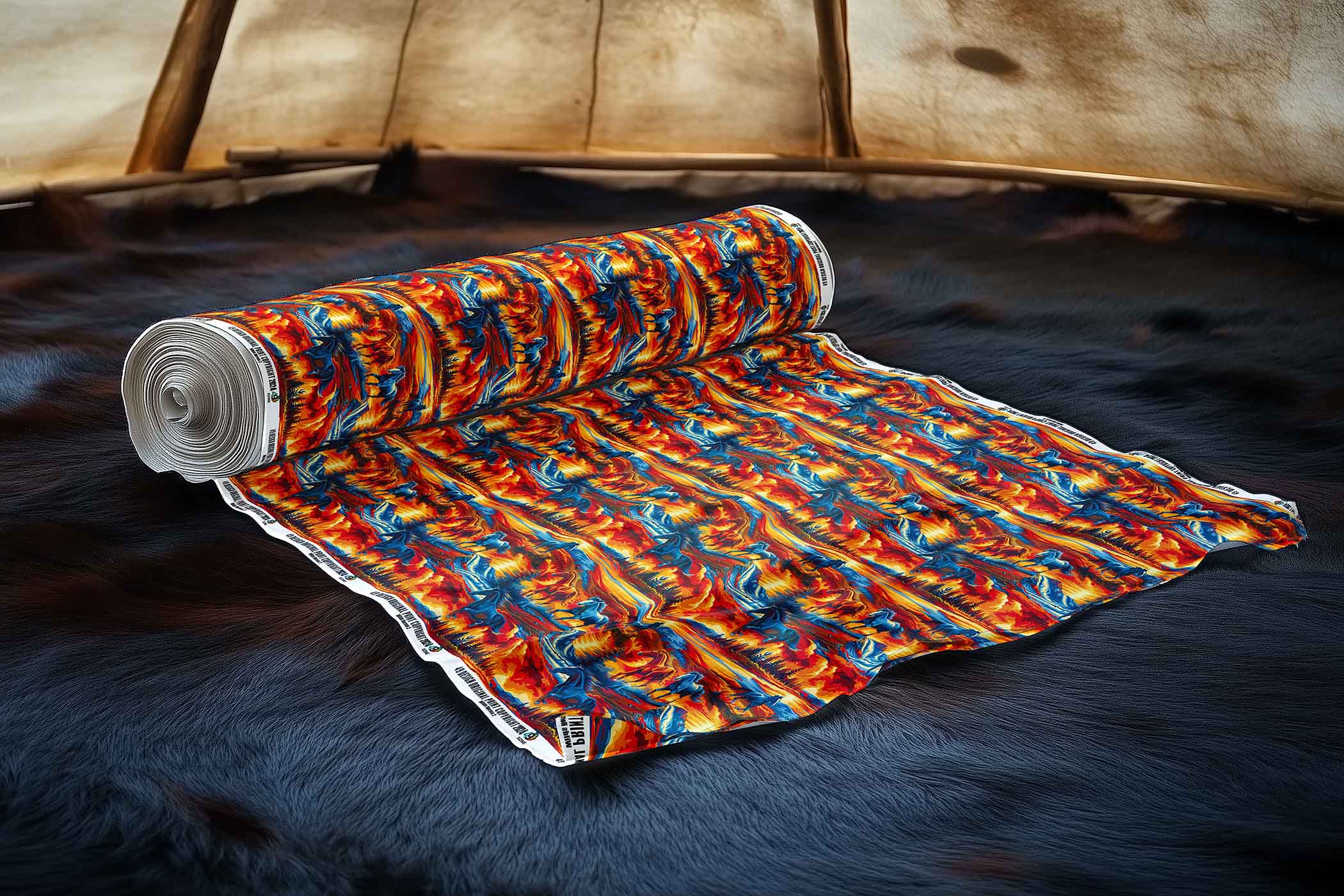 Wilds Horses 2 42 Inch Cotton Poplin Pre Order