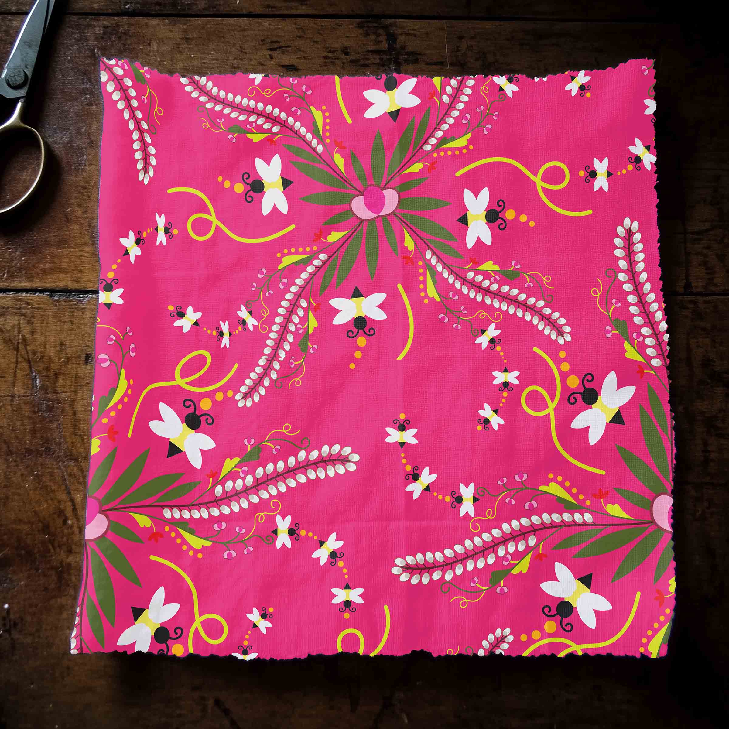 Willow Bee Bubblegum 42 inch Cotton Poplin Pre Order
