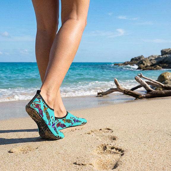 Women's Jingle Dancers Turquoise Sockamoccs