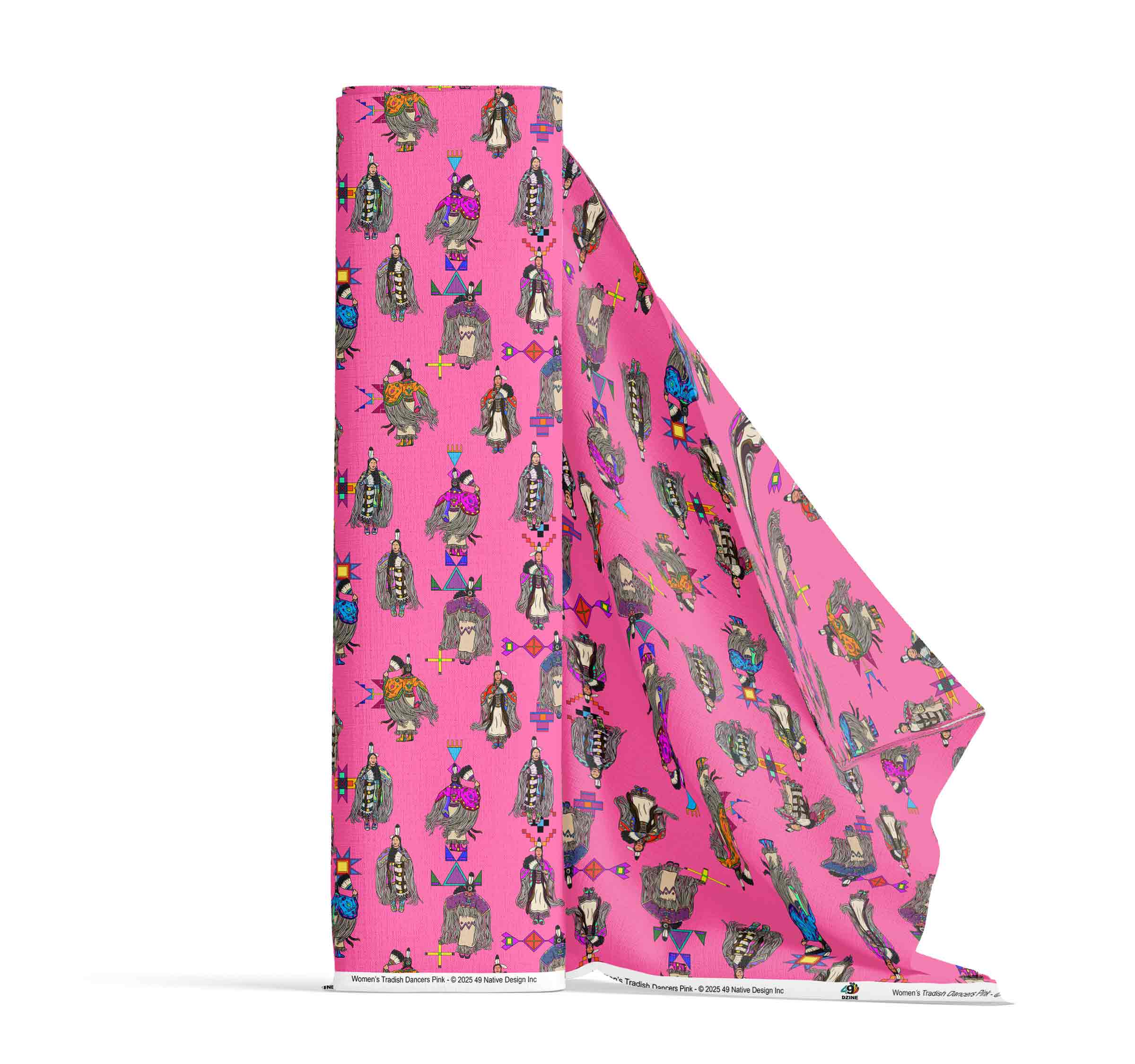 Women's Tradish Dancers Pink Small 56 Inch Cotton Poplin Pre Order