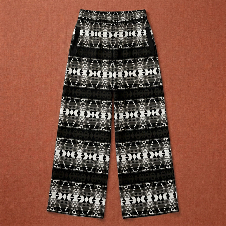 Writing on Stone Black and White Women's Pants
