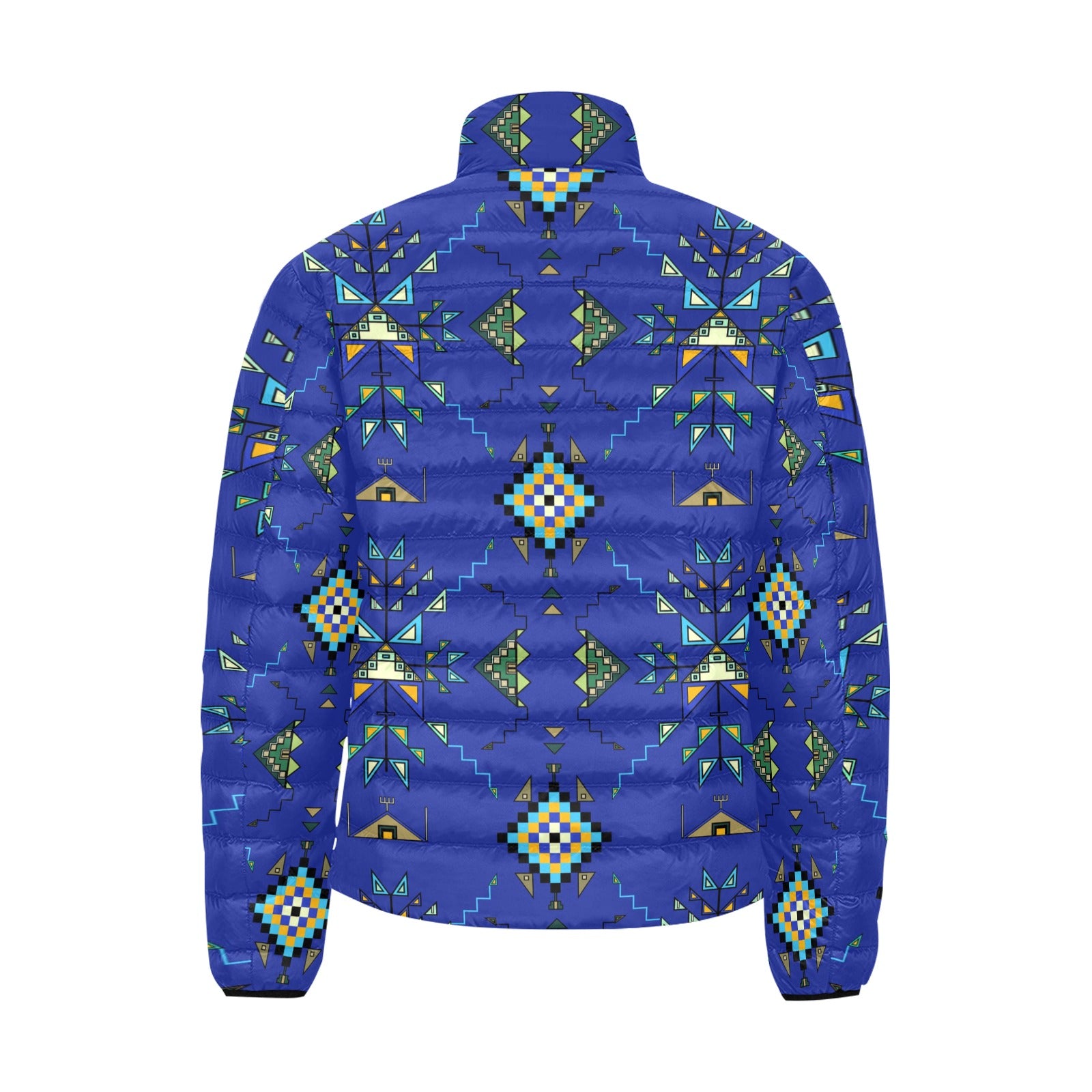 Bear Shield Dark Blue Men's Padded Jacket