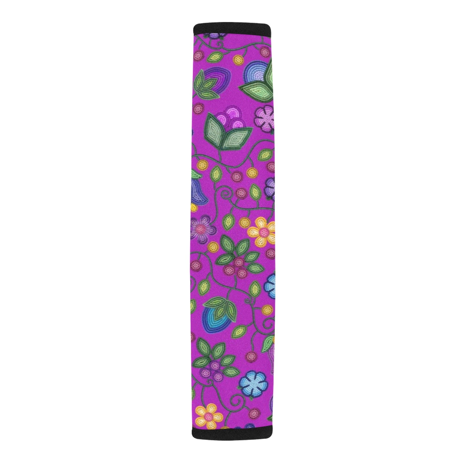 Bloom Uplift Purple Car Seat Belt Cover 7''x12.6'' (Pack of 2)