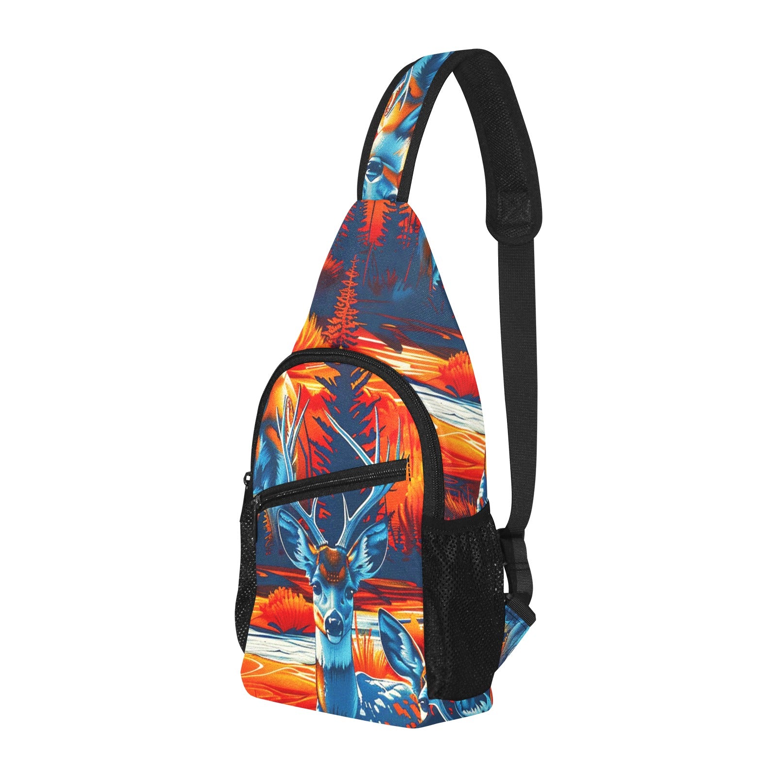 Deer Family Chest Bag