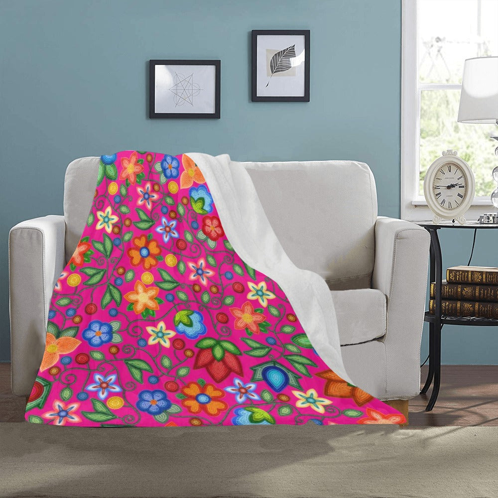 Morning Harmony Pink Ultra-Soft Micro Fleece Blanket 40"x50"