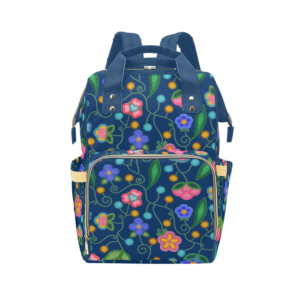 Skyberry Serenade Navy Multi-Function Diaper Backpack/Diaper Bag