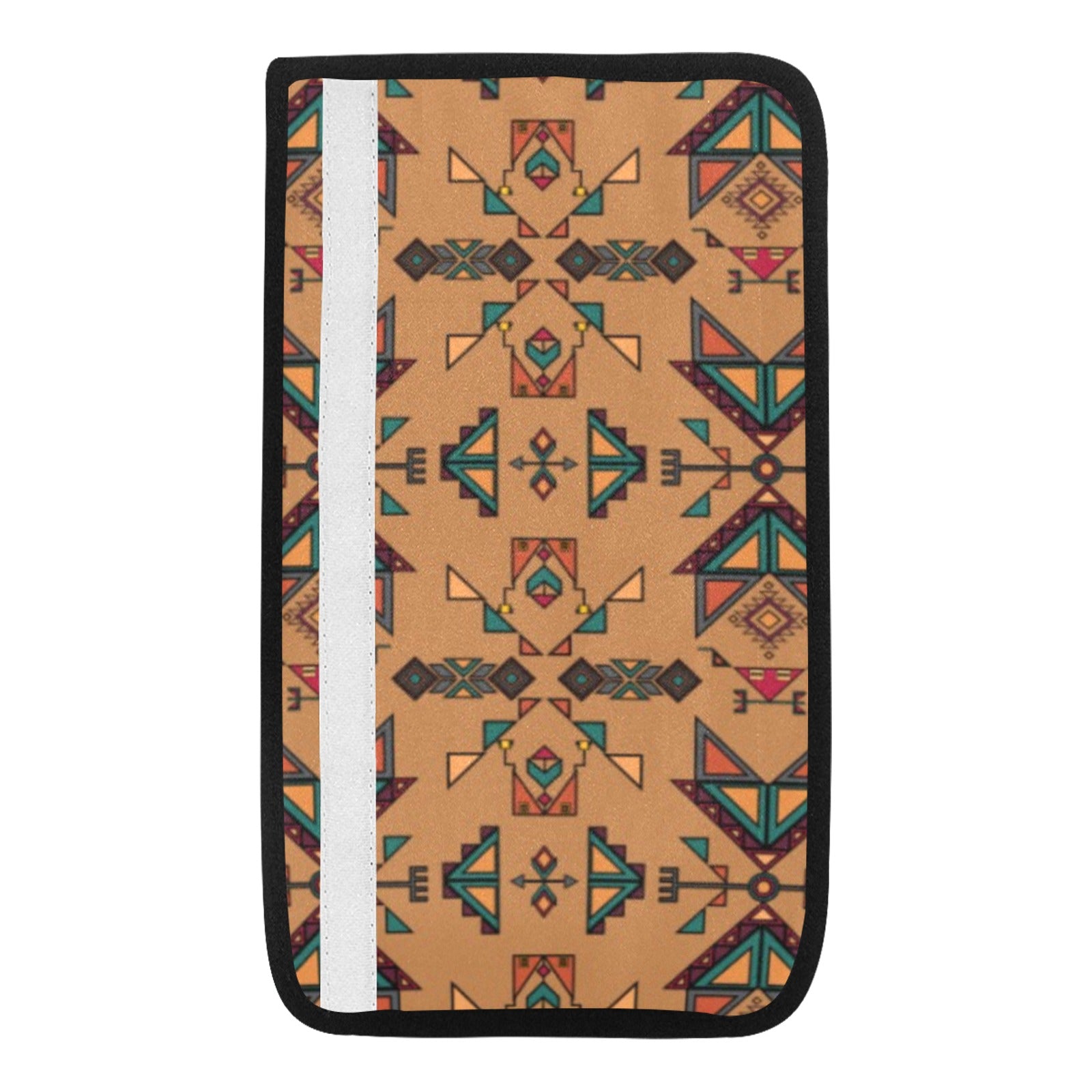 Arrow dawn Brown Car Seat Belt Cover 7''x12.6'' (Pack of 2)