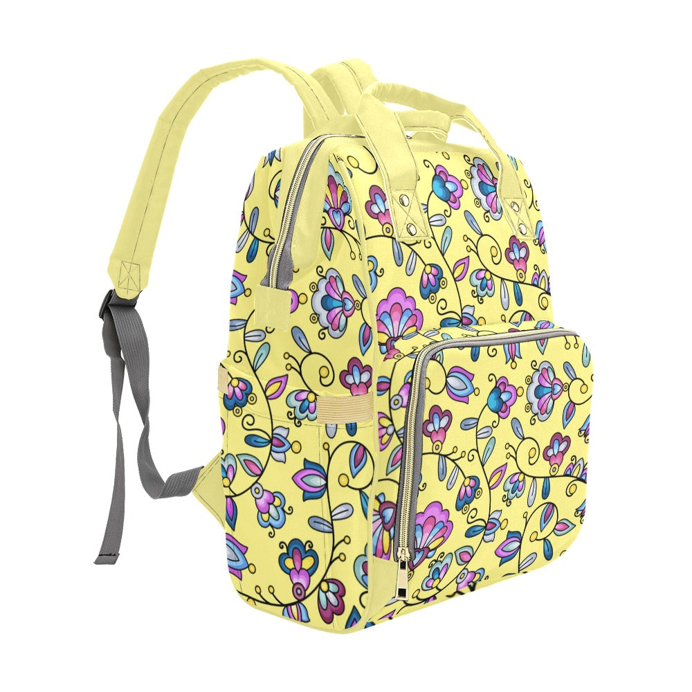 Autumn Bundle Blessing Yellow Multi-Function Diaper Backpack/Diaper Bag