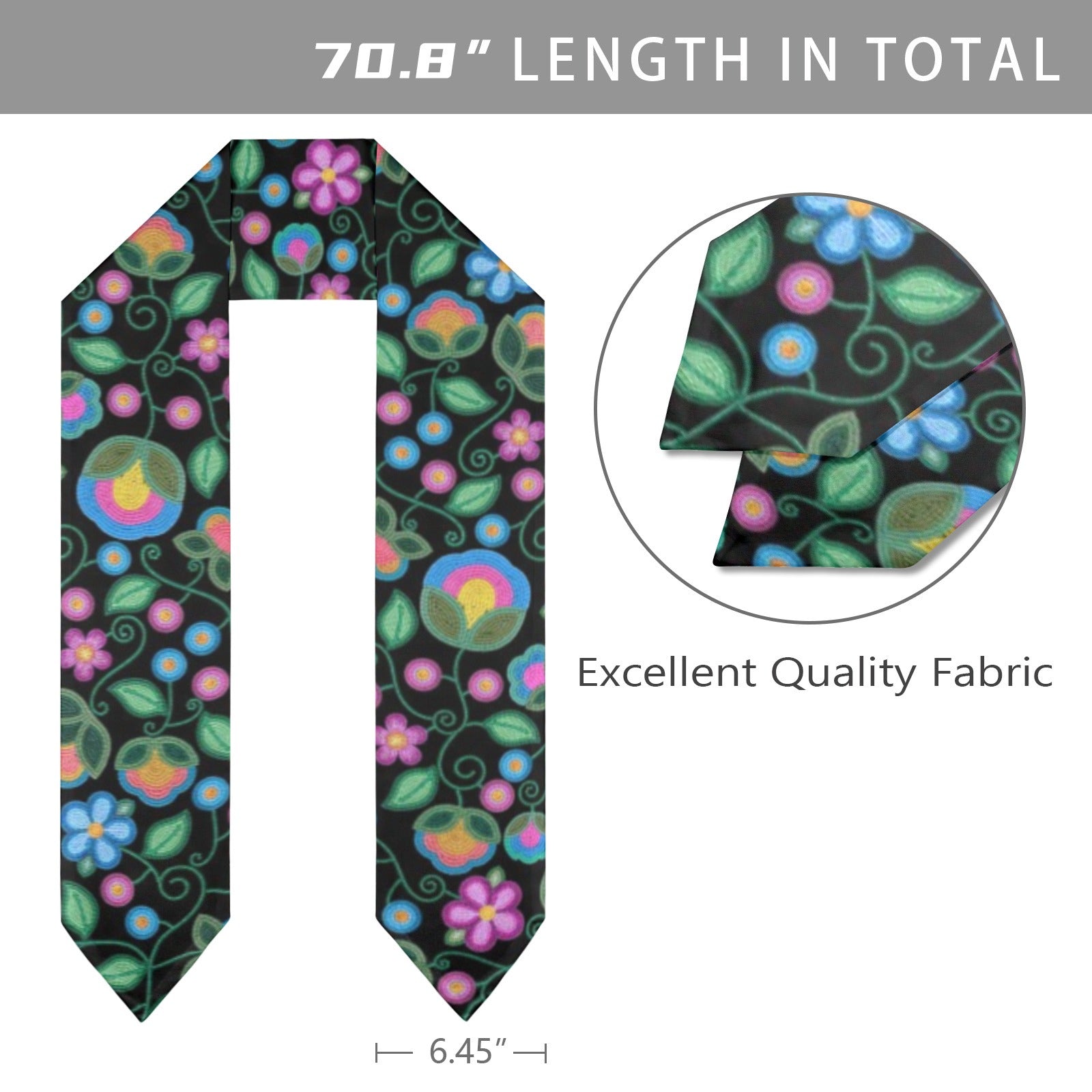 Turquoise Sunbeam Graduation Stole