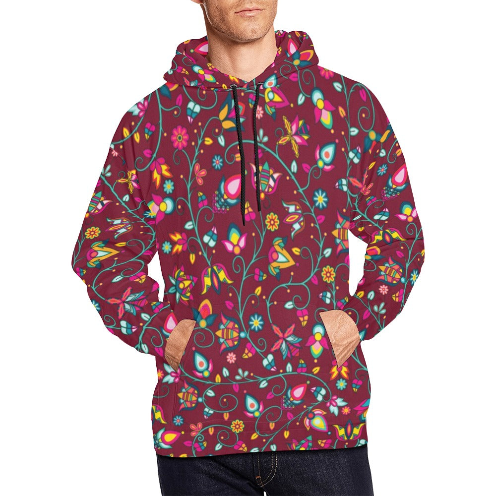 Thorny Path Cranberry Hoodie for Men (USA Size)