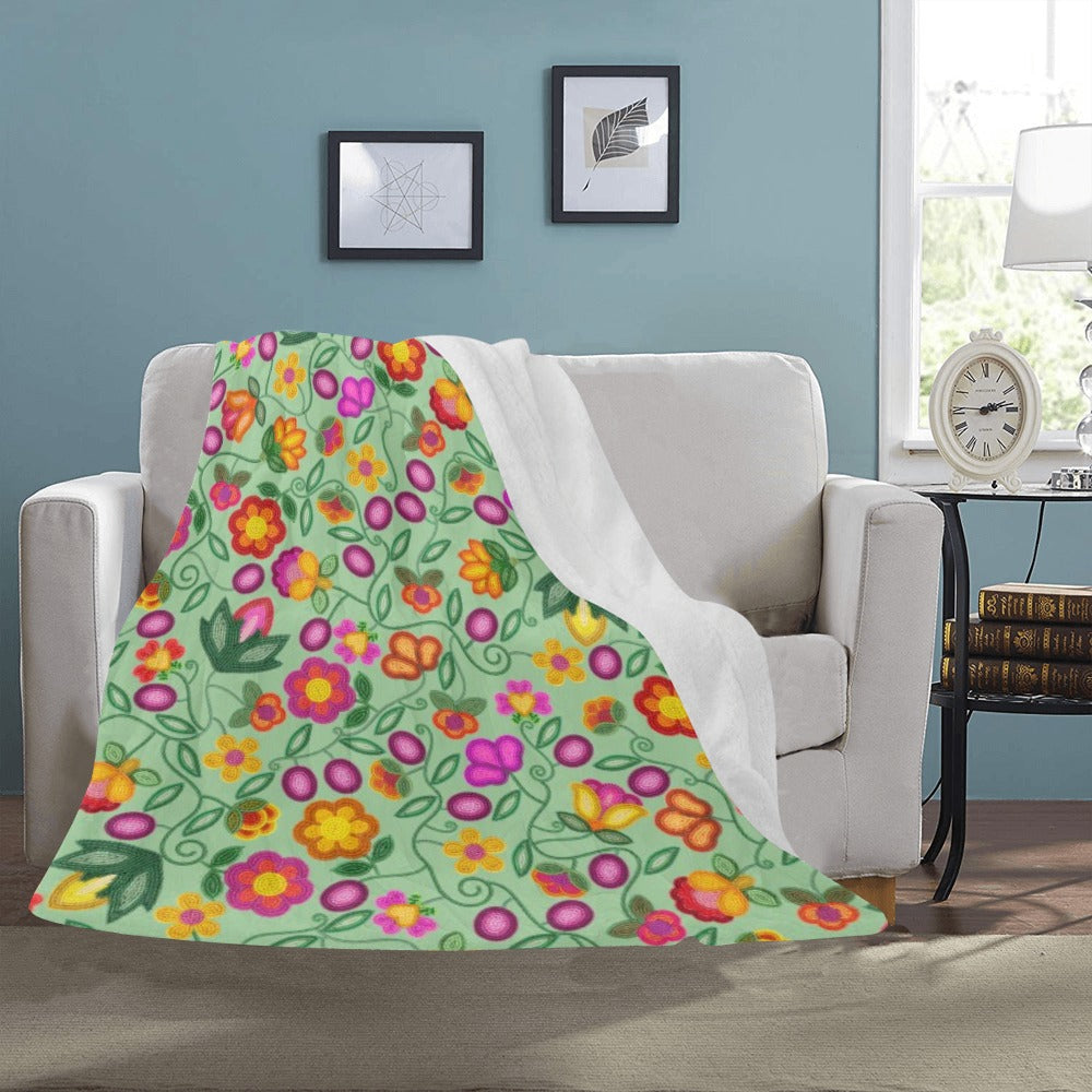 Boreal Bounty Green Ultra-Soft Micro Fleece Blanket 50"x60"