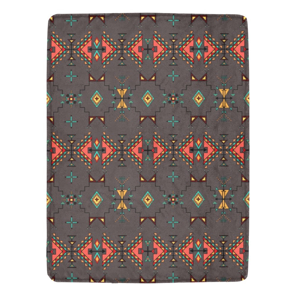 Thunder Flight Gray Ultra-Soft Micro Fleece Blanket 60"x80"