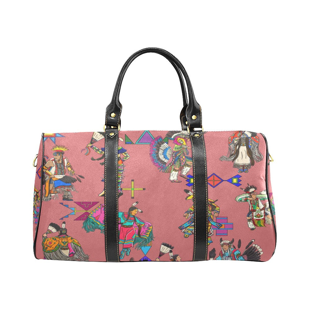 Grand Entry Dancers Terra Cotta Waterproof Travel Bag/Small