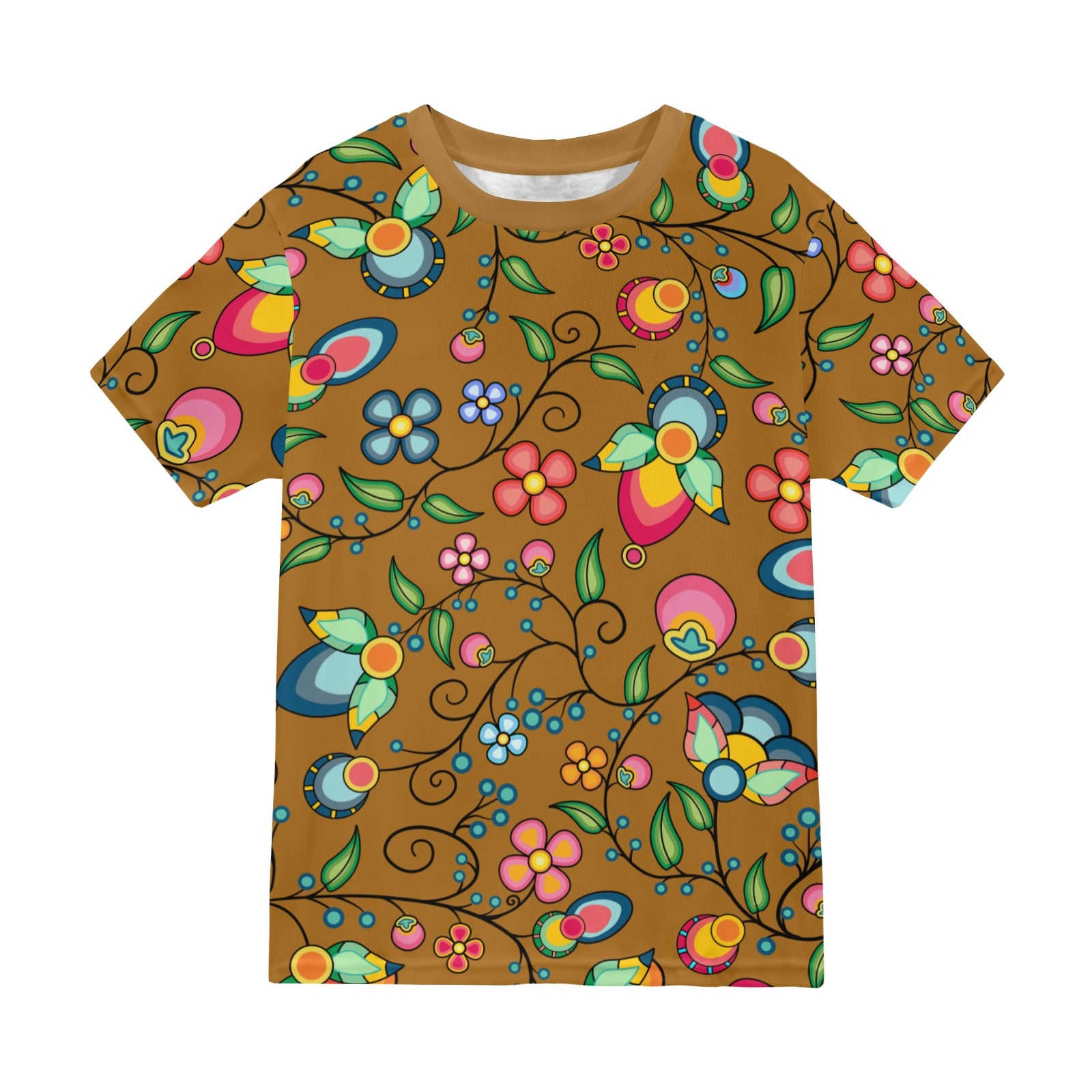 Floral Bounty Fall Leaves T-shirt for Men