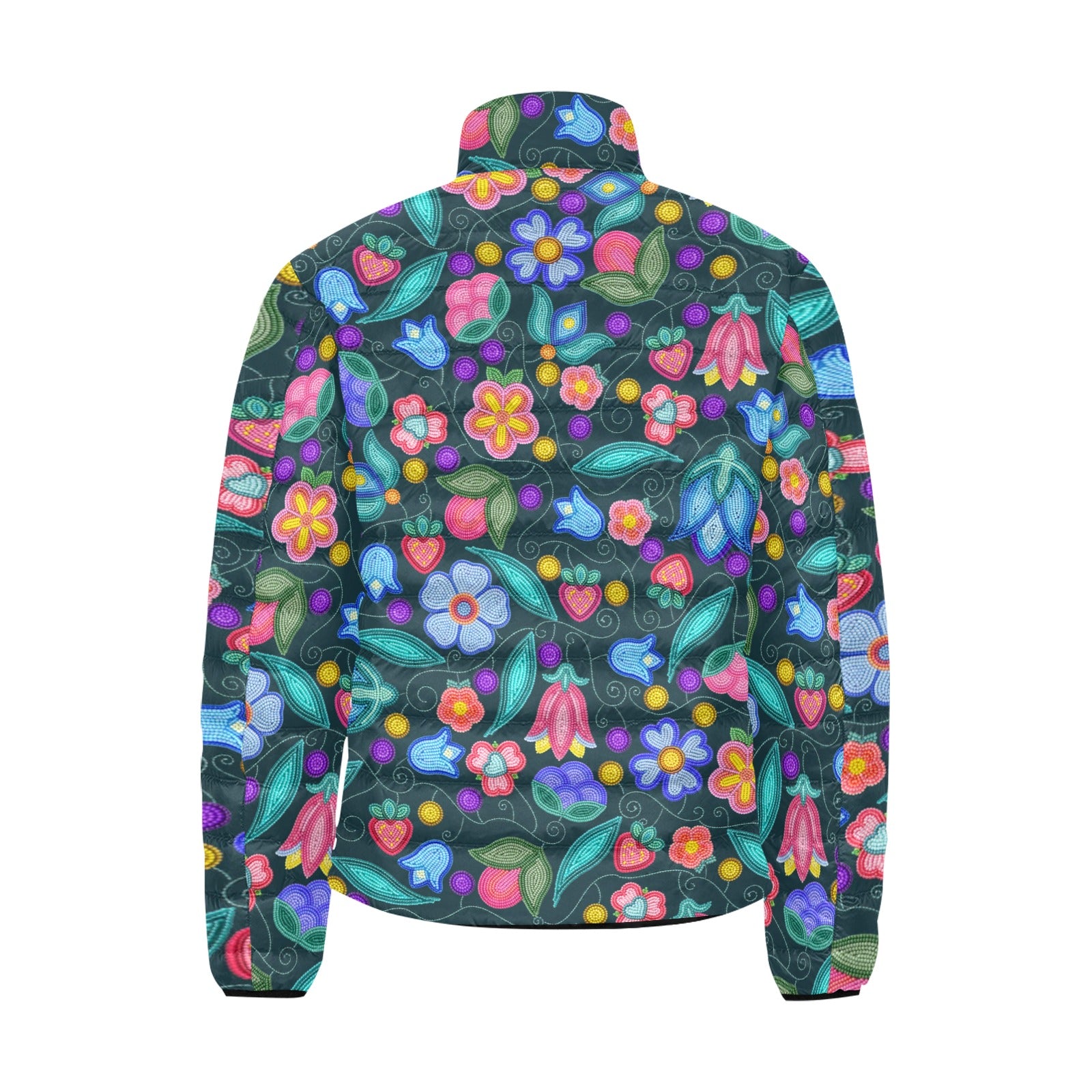 Sweet Offering Dark Teal Men's Padded Jacket