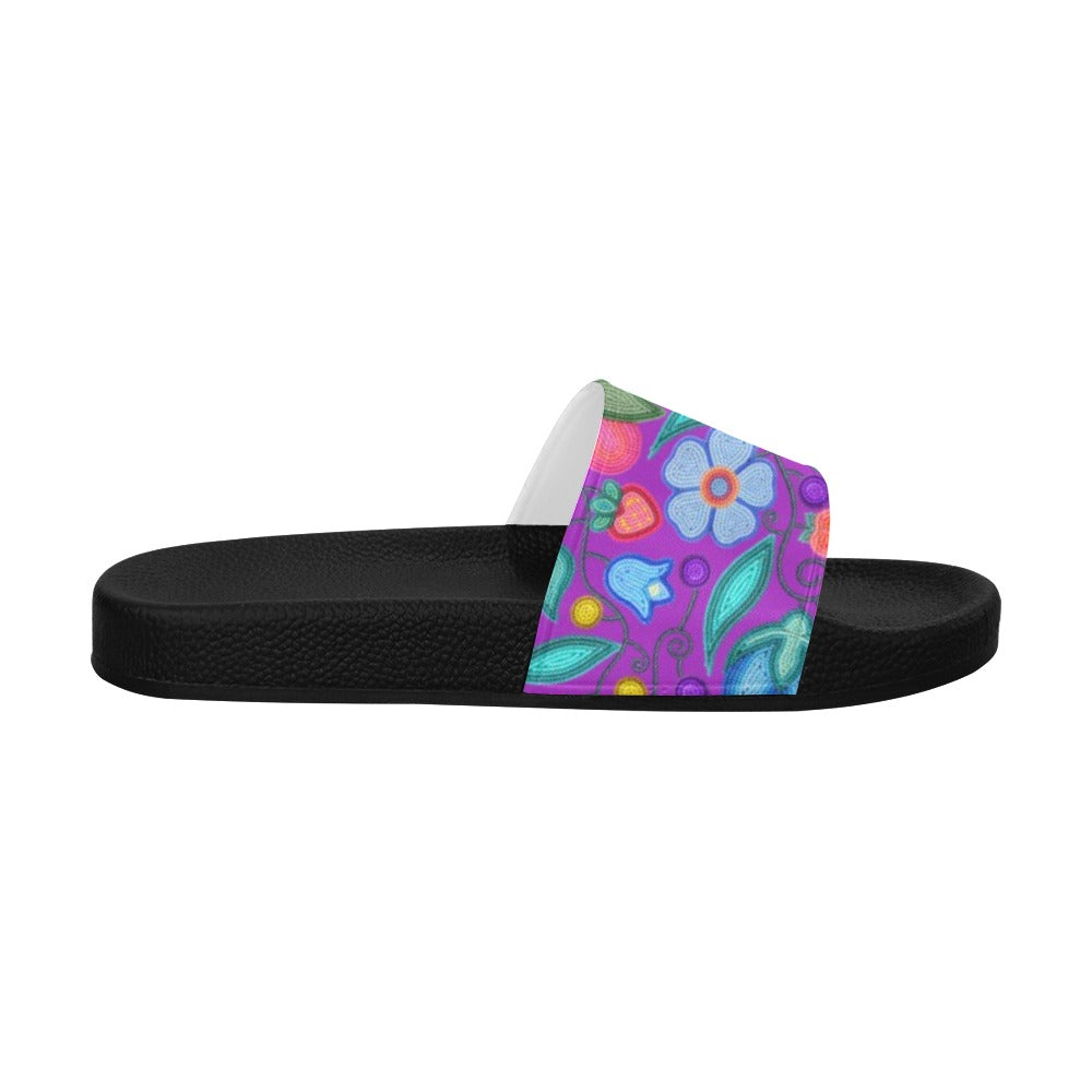Sweet Offering Purple Men's Slide Sandals