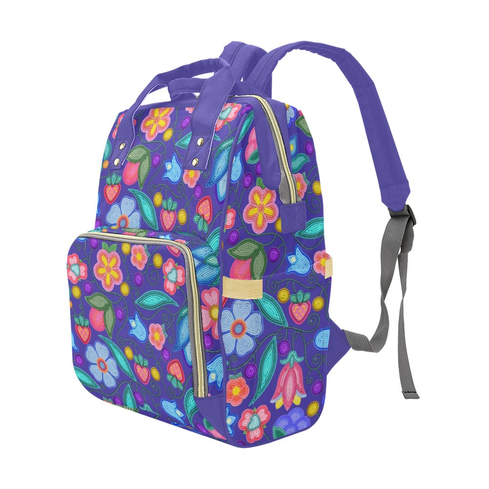 Sweet Offering Indigo Multi-Function Diaper Backpack/Diaper Bag