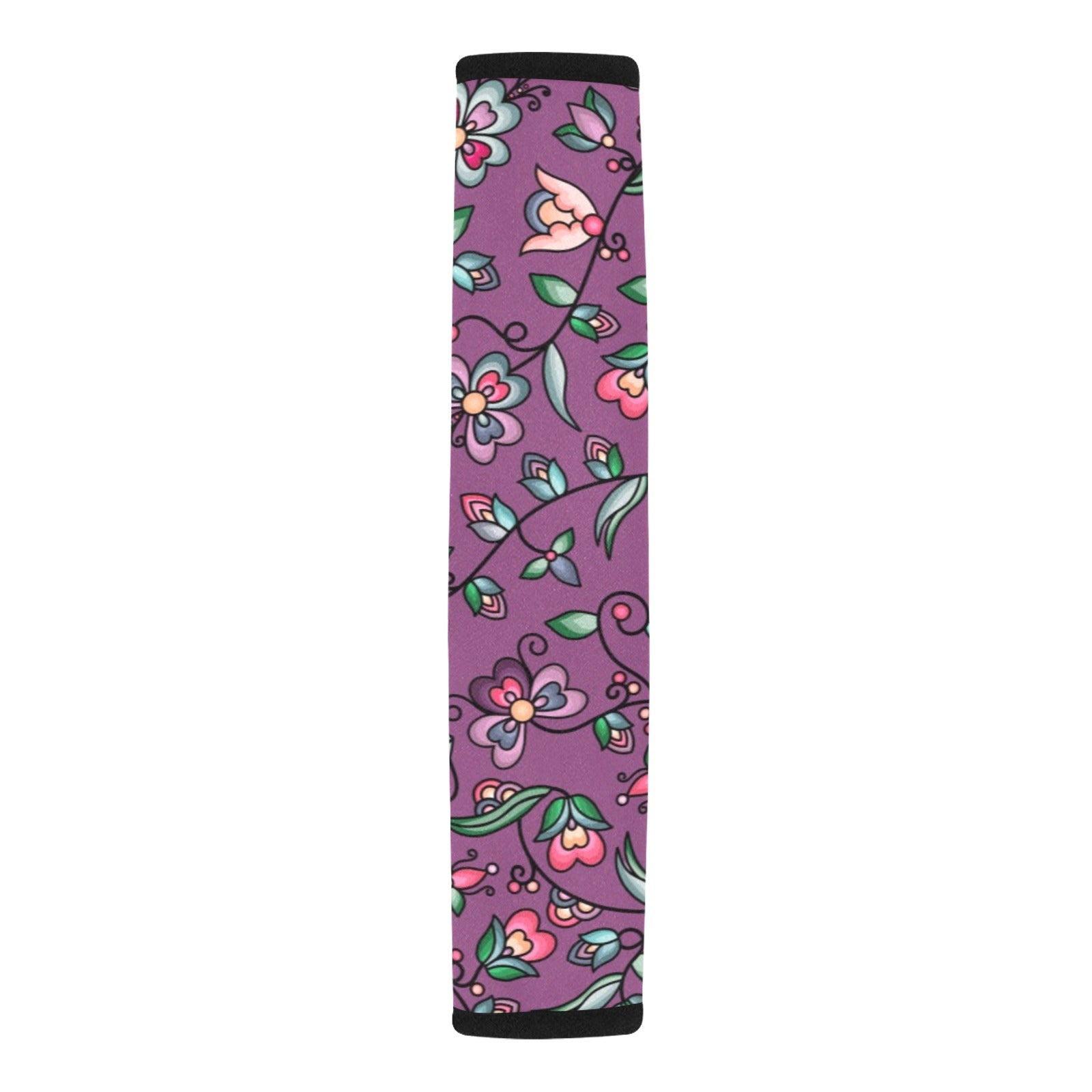 Amber Evening Garland Purple Car Seat Belt Cover 7''x12.6'' (Pack of 2)