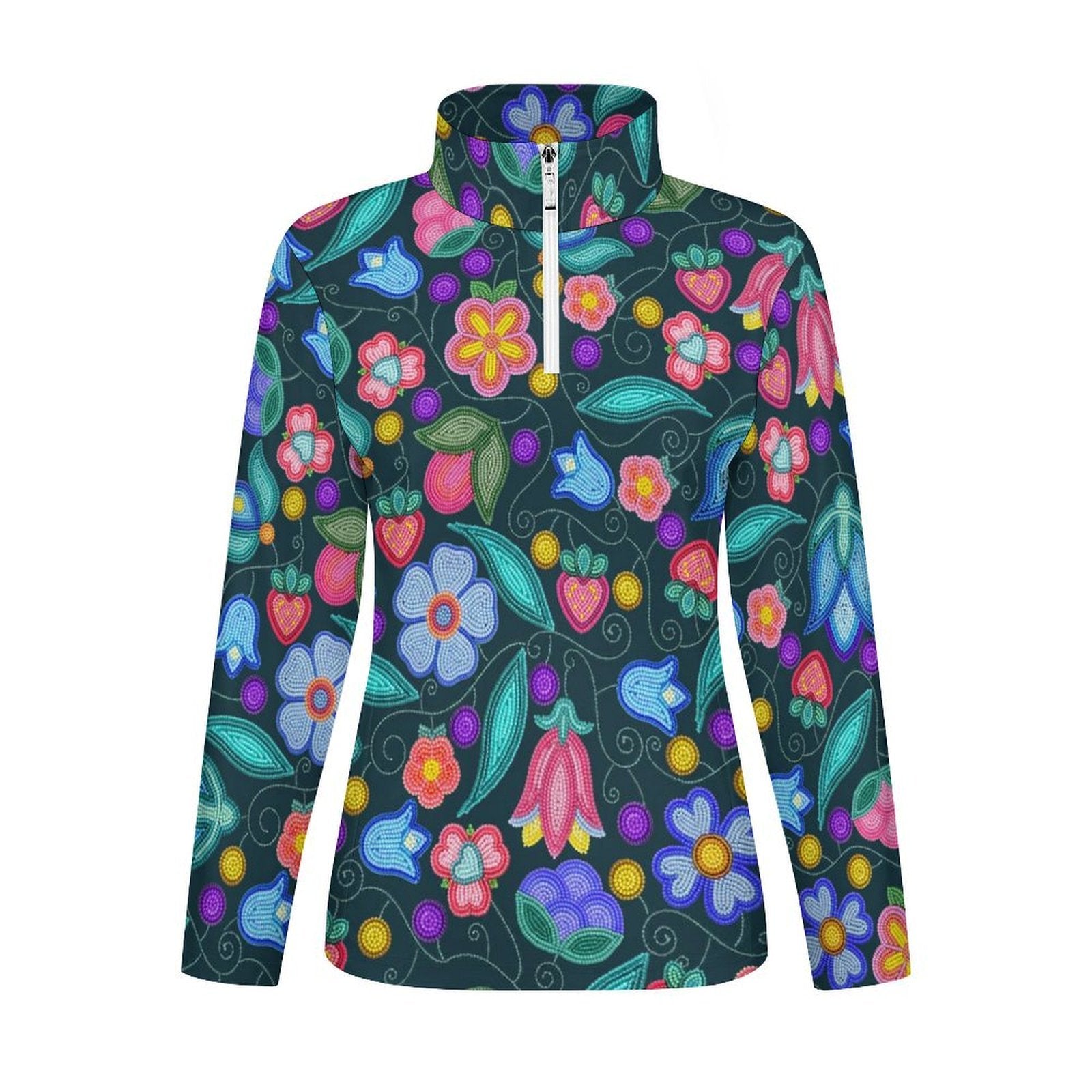 Sweet Offering Dark Teal Long Sleeve Yoga Shirt