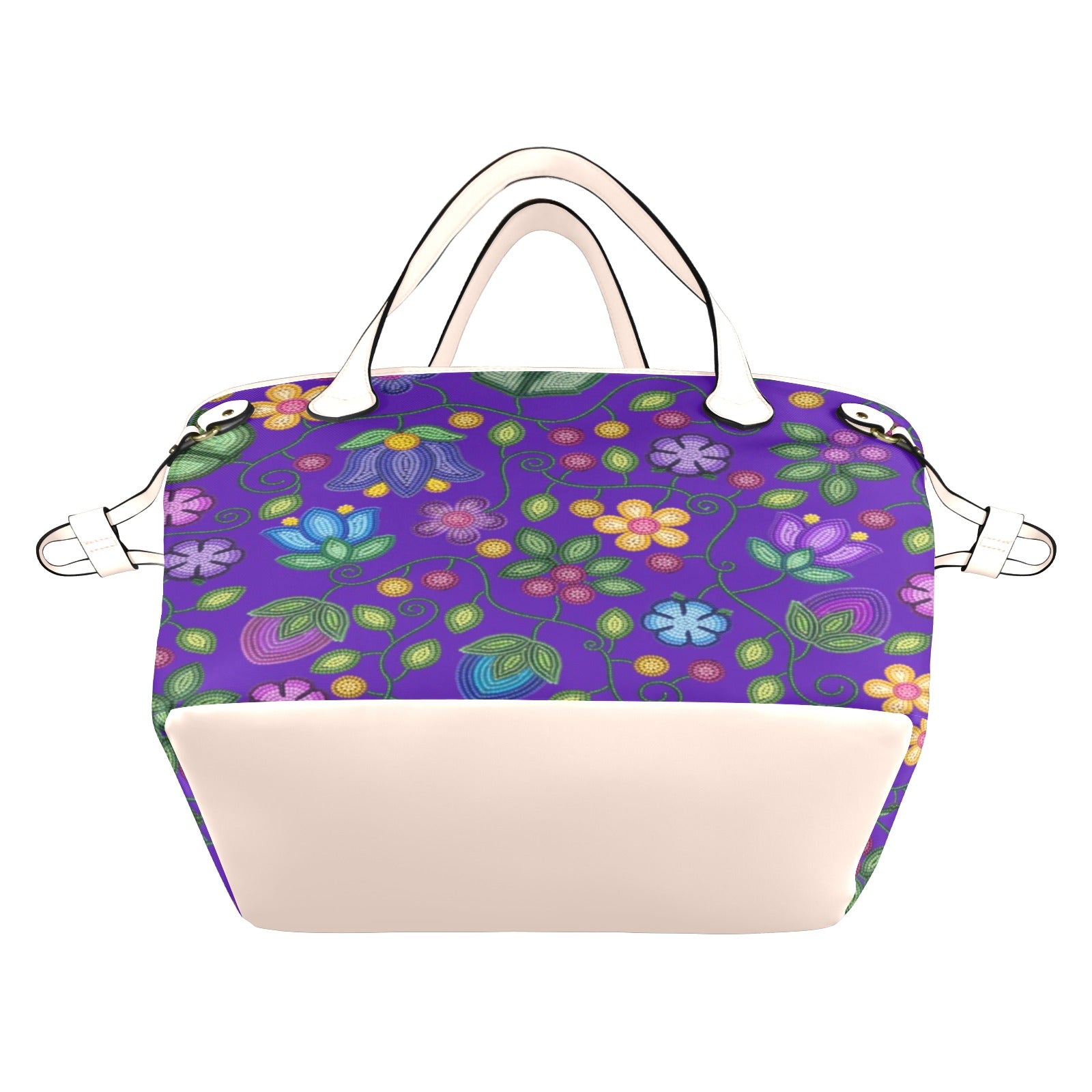 Bloom Uplift Indigo Clover Canvas Tote Bag