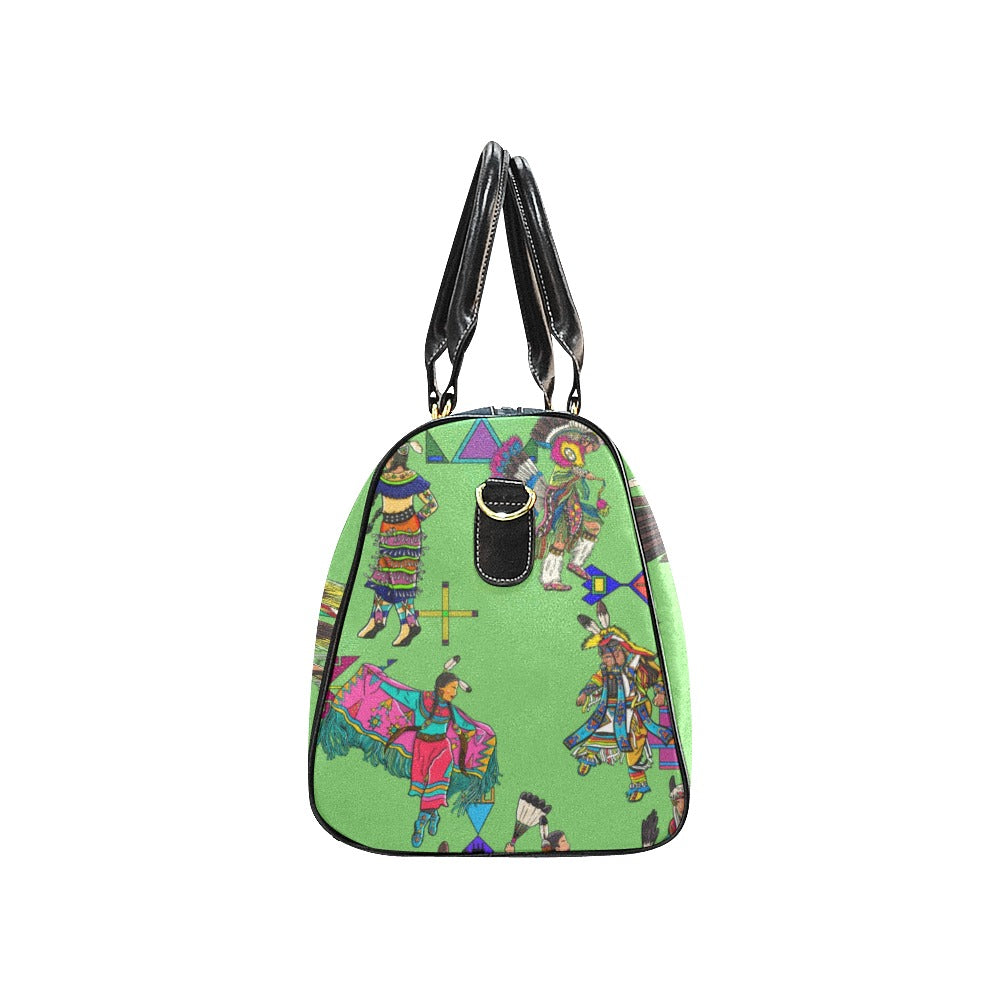 Grand Entry Dancers Grass Waterproof Travel Bag/Small