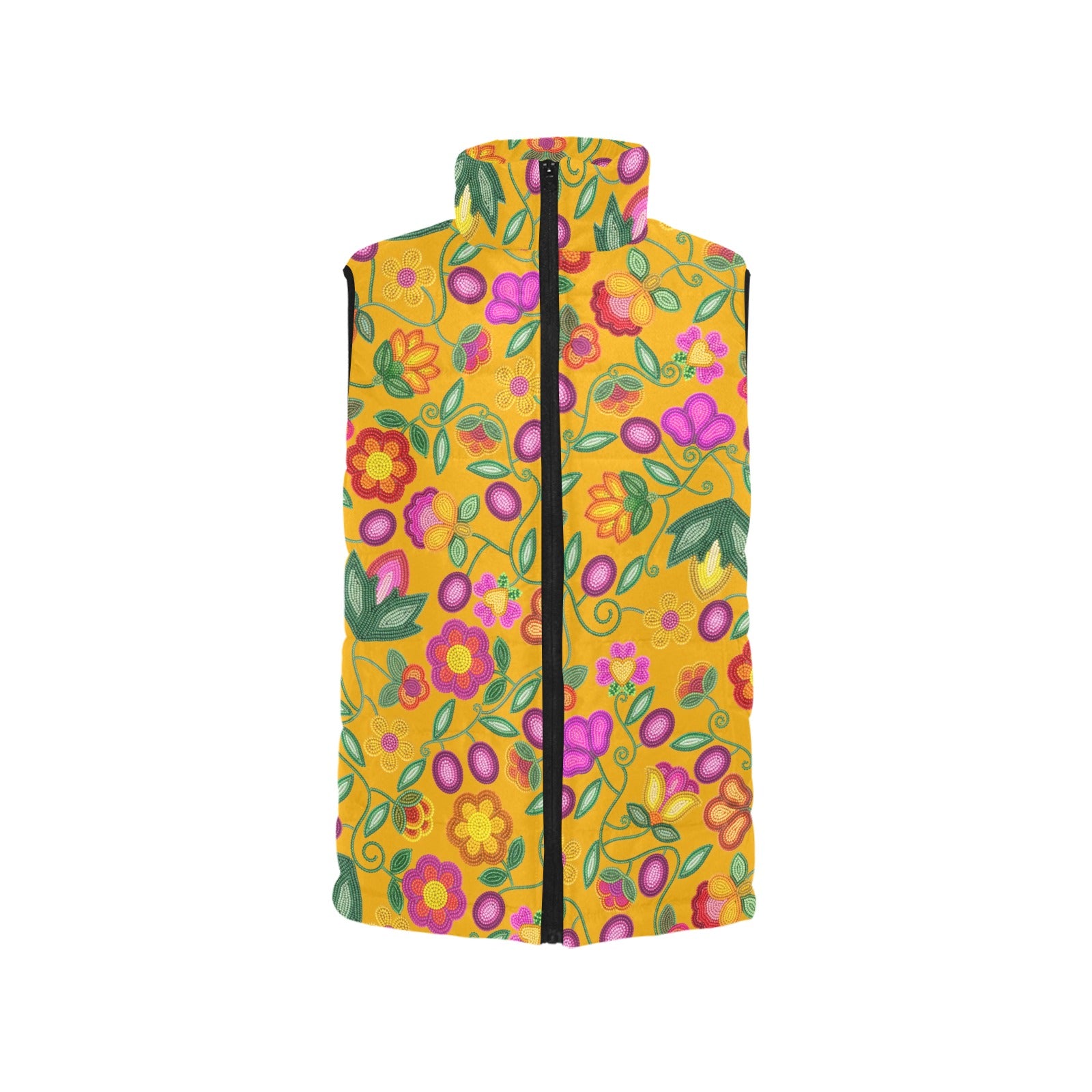 Boreal Bounty Yellow Women's Padded Vest Jacket