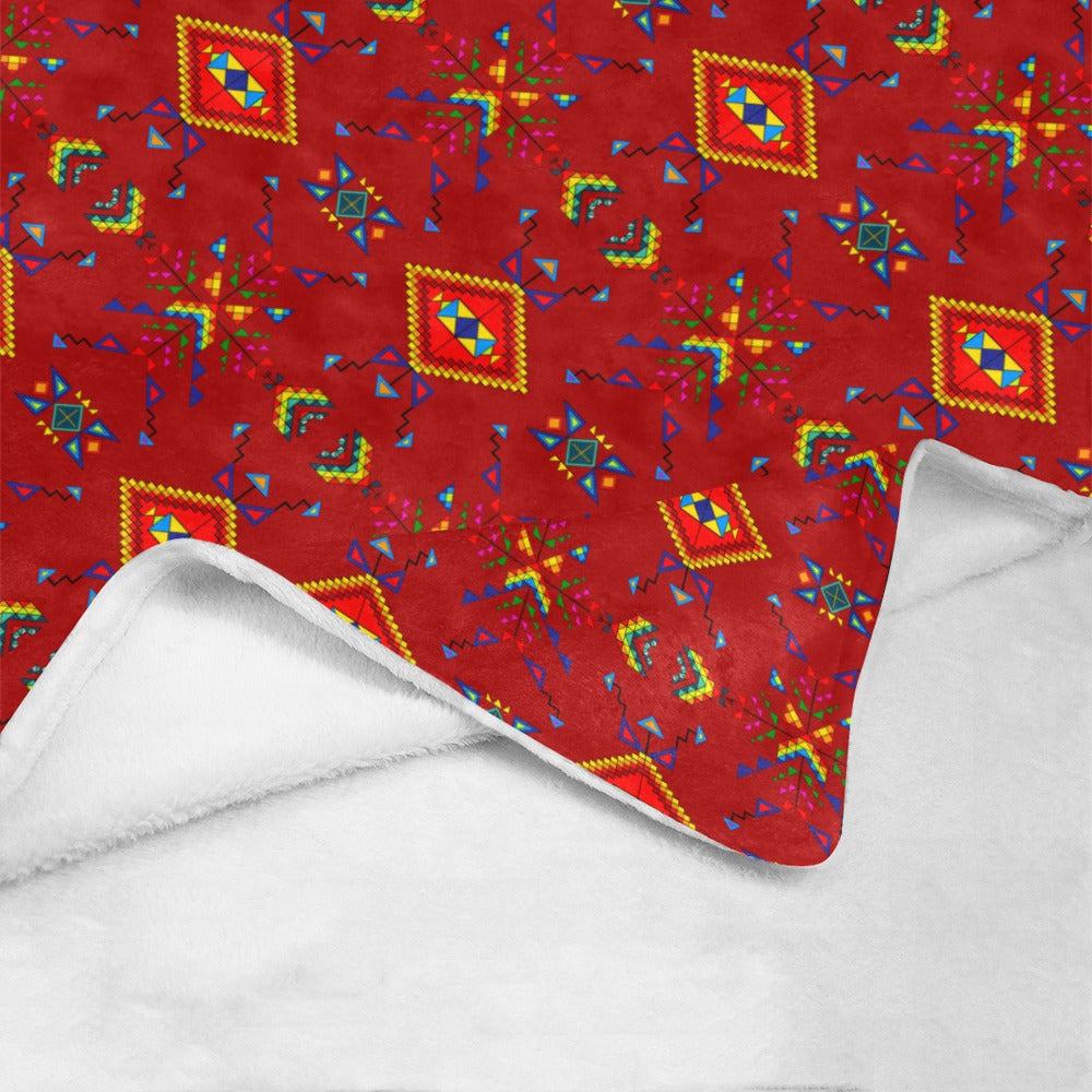 Buffalo Jump Red Ultra-Soft Micro Fleece Blanket 50"x60"