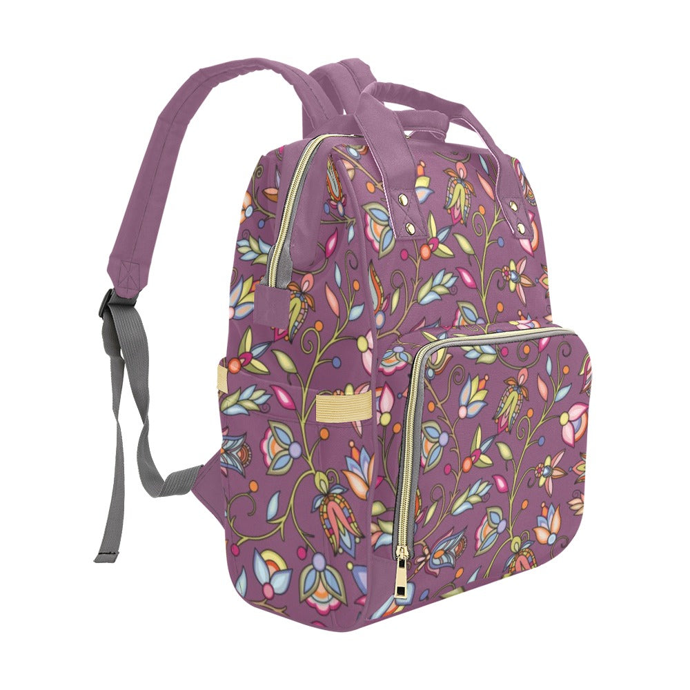Buffalo Bloom Blush Multi-Function Diaper Backpack/Diaper Bag