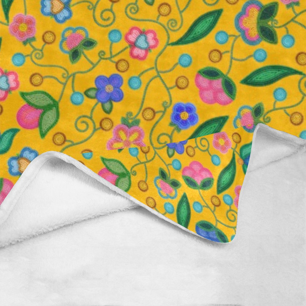 Skyberry Serenade Yellow Ultra-Soft Micro Fleece Blanket 60"x80"