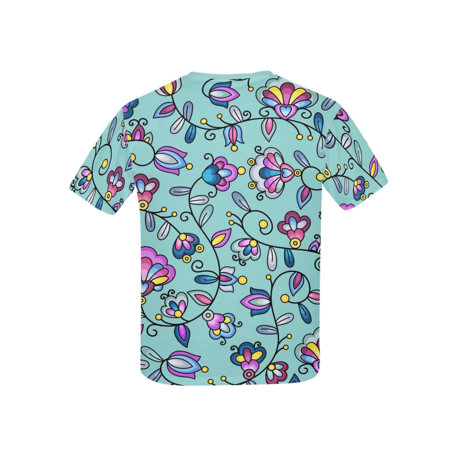 Autumn Bundle Blessing Turquoise Kids' T-shirt (USA Size)