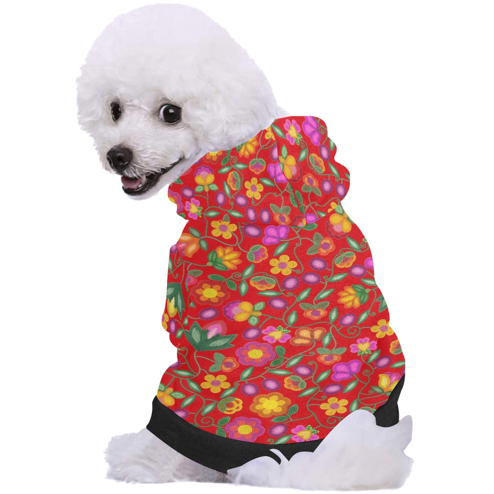 Boreal Bounty Red Pet Dog Hoodie