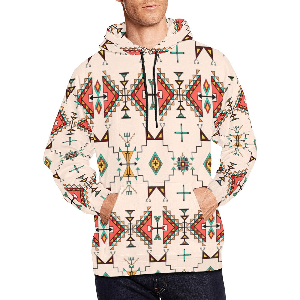 Thunder Flight Cream Hoodie for Men (USA Size)