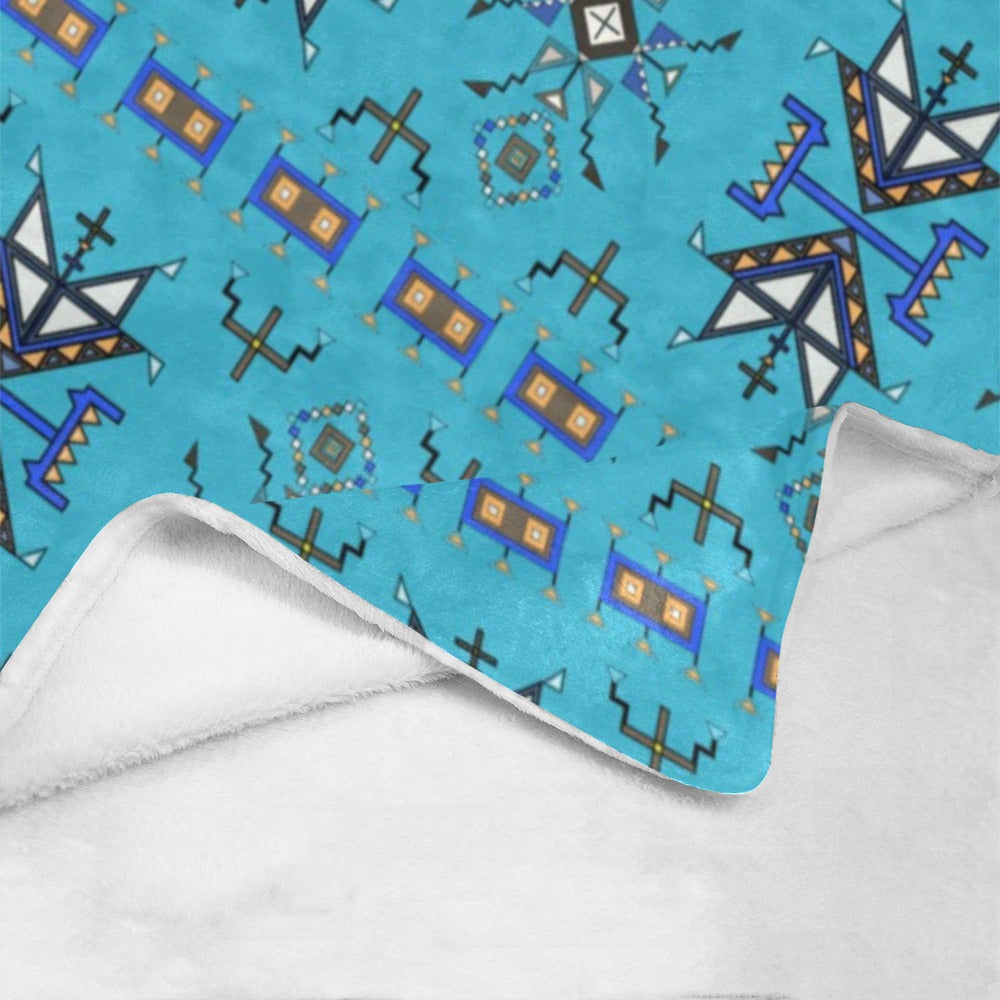 Eagle Strike Blue Ultra-Soft Micro Fleece Blanket 40"x50"